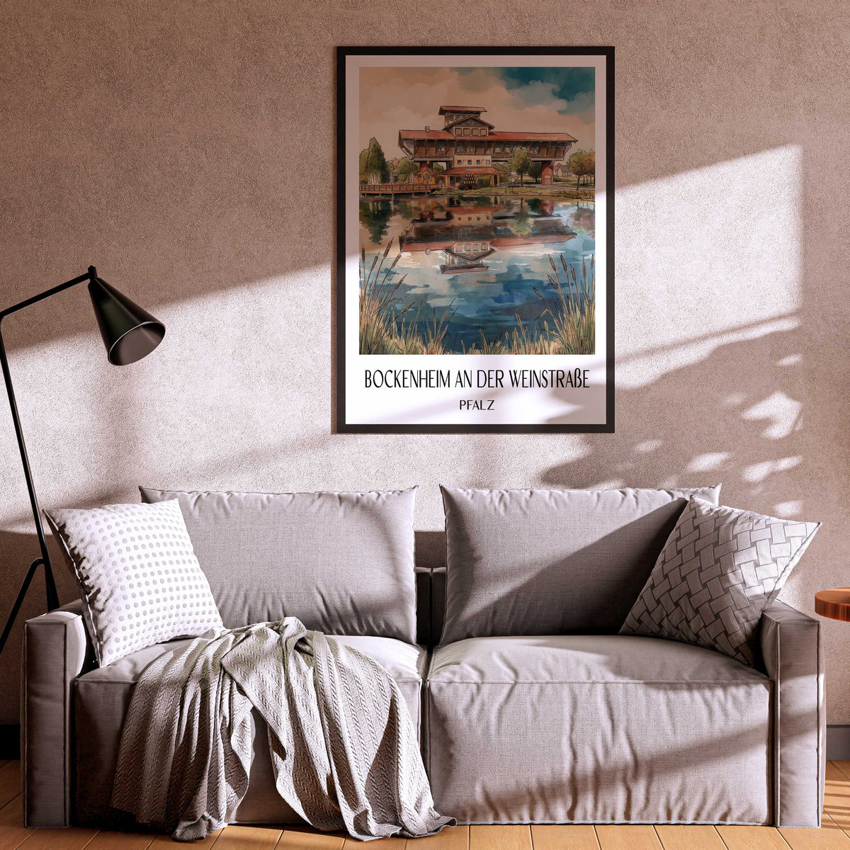 bockenheim-an-der-weinstraße-pfalz-deutschland-poster-aquarell