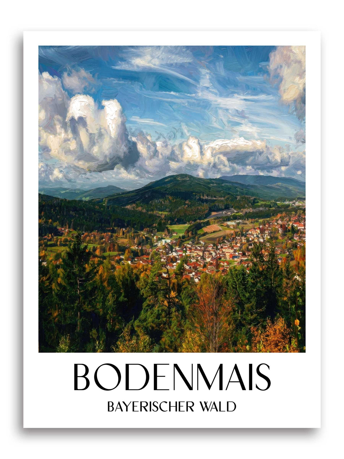 bodenmais-bayerischer-wald-deutschland-poster-oil-painting-oelgemaelde