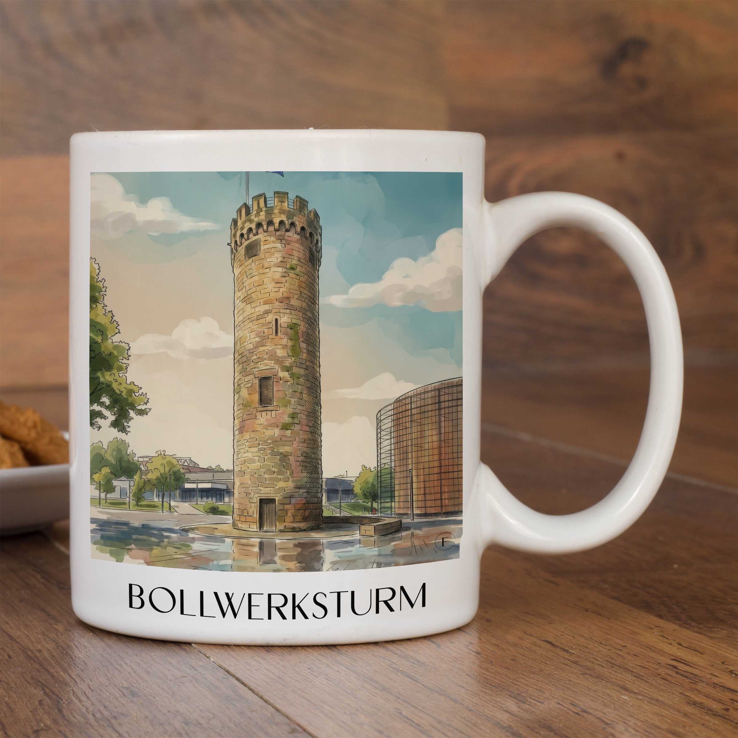 bollwerksturm-heilbronn-deutschland-kaffeebecher-aquarell
