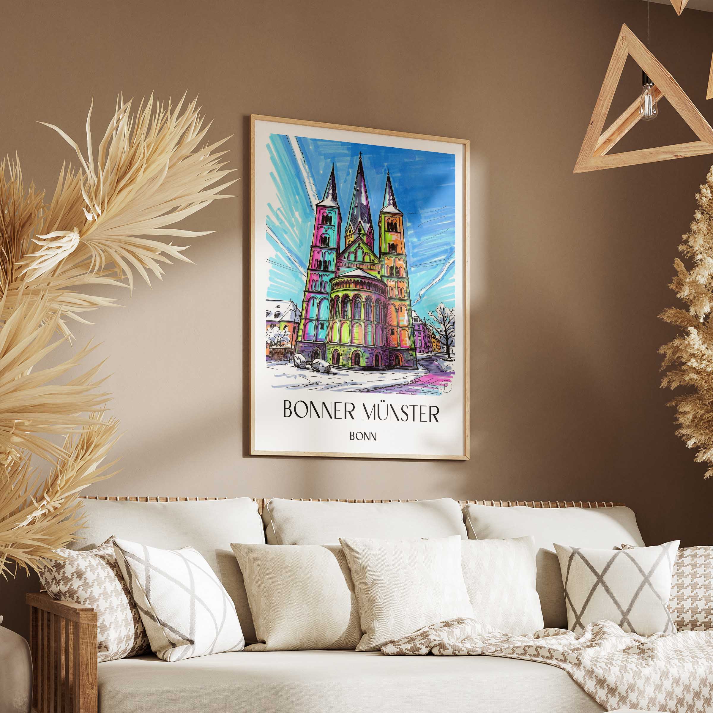 bonner-münster-bonn-deutschland-poster-graffiti