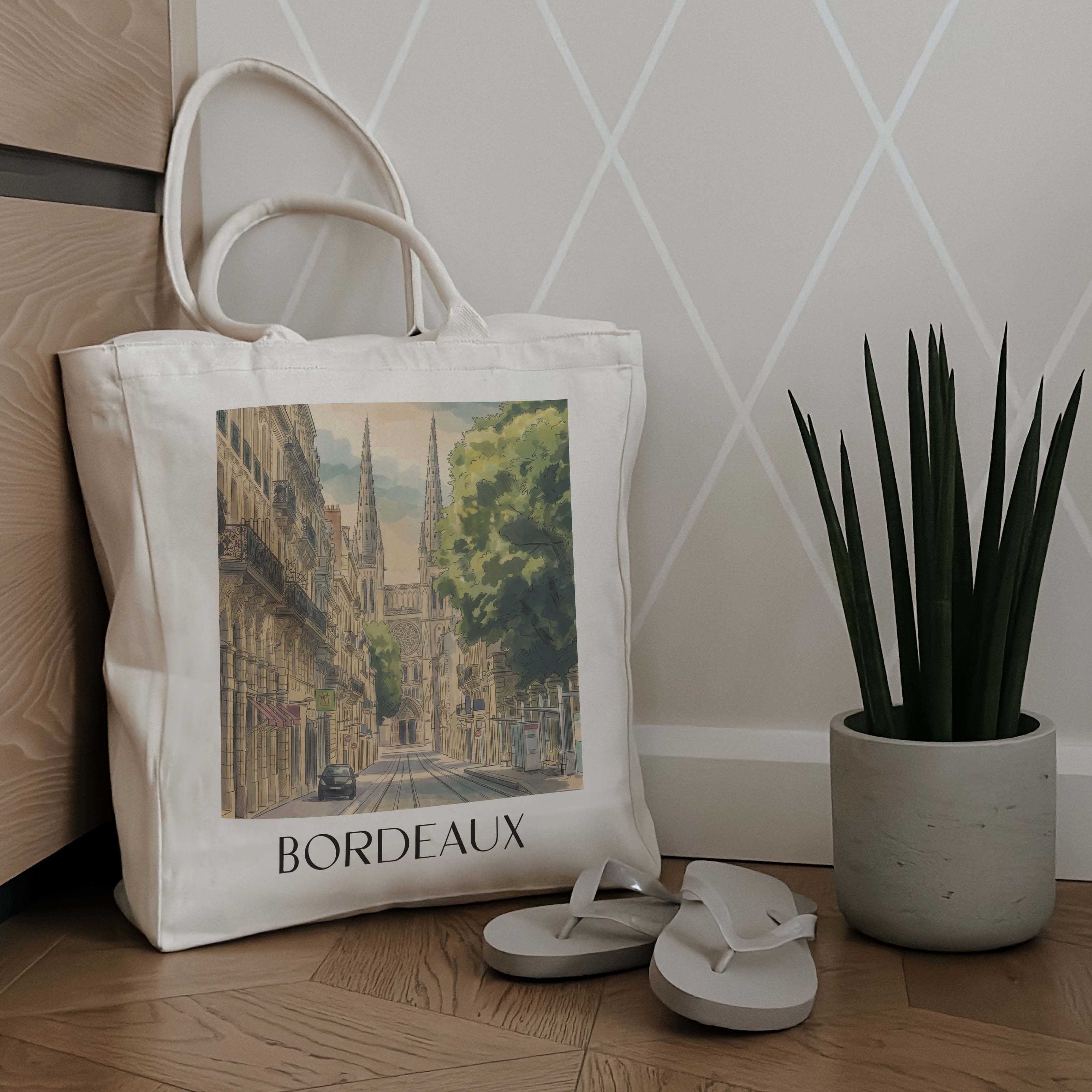 bordeaux-frankreich-einkaufstasche-aquarell