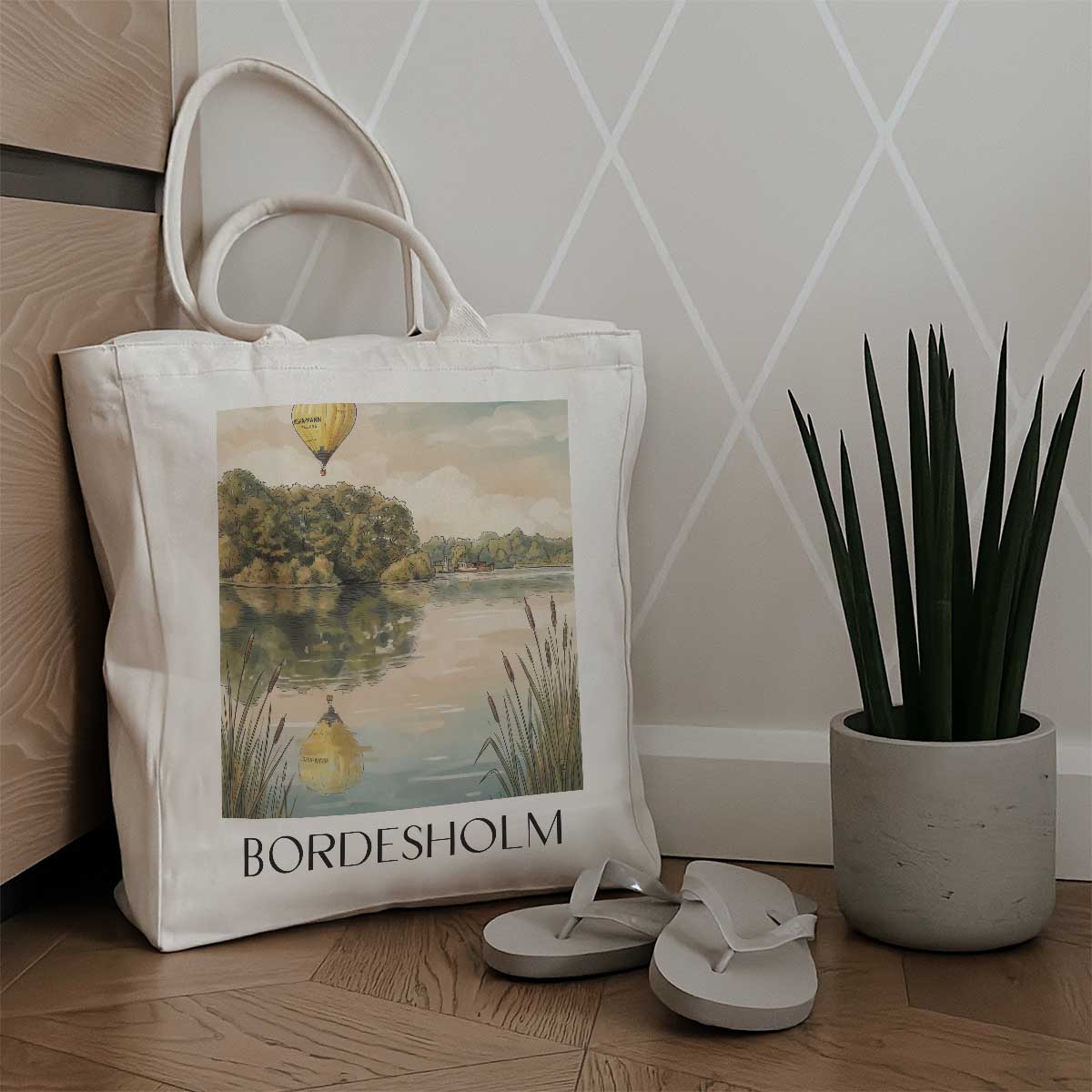 bordesholm-mittelholstein-deutschland-einkaufstasche-aquarell