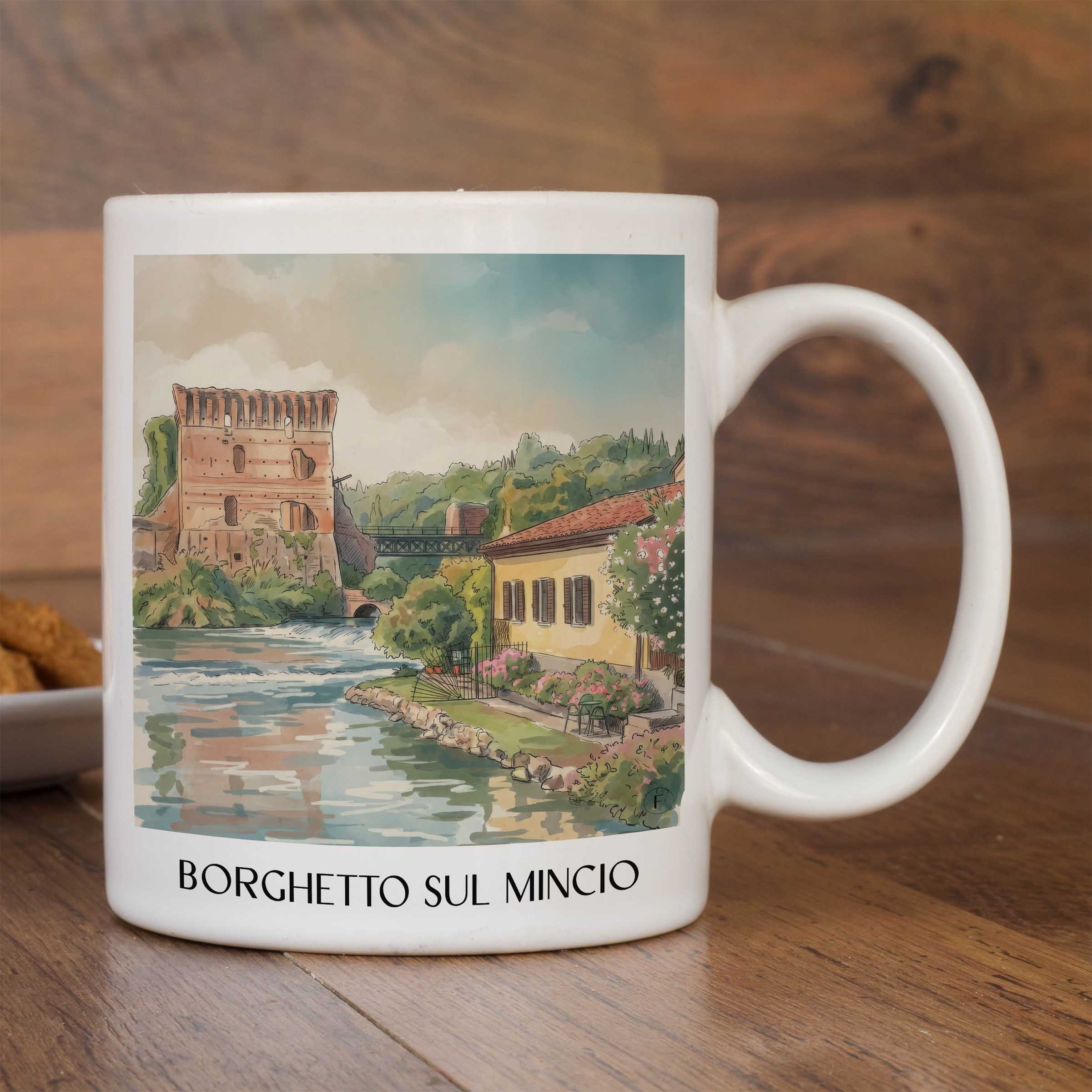 borghetto-sul-mincio-venetien-italien-kaffeebecher-aquarell