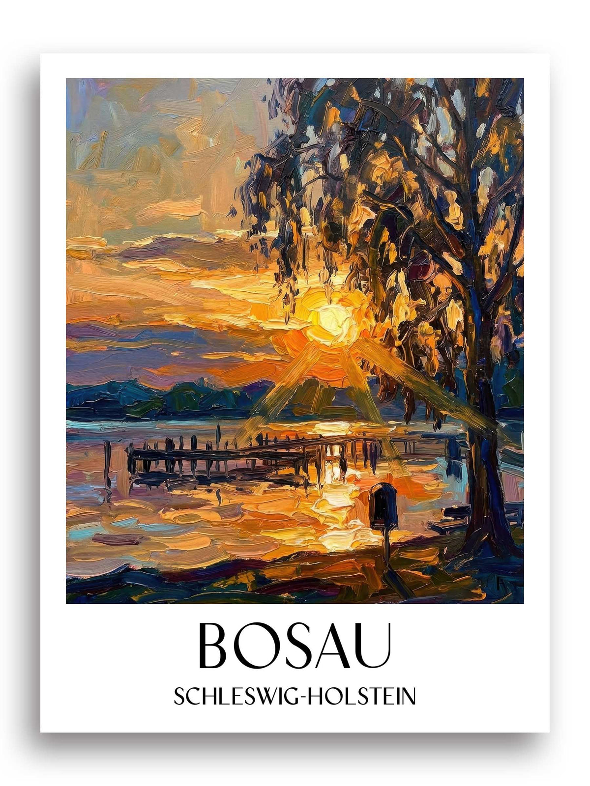 bosau-schleswig-holstein-deutschland-poster-oil-painting-oelgemaelde