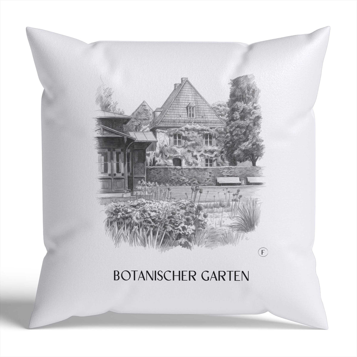 botanischer-garten-augsburg-deutschland-kissenbezug-bleistift-zeichnung-drawing