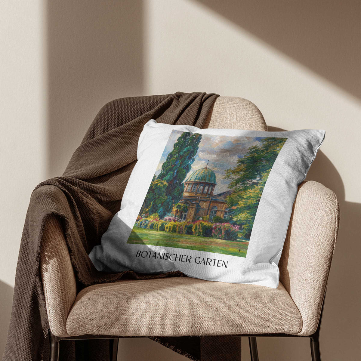 botanischer-garten-karlsruhe-deutschland-kissenbezug-oil-painting-oelgemaelde
