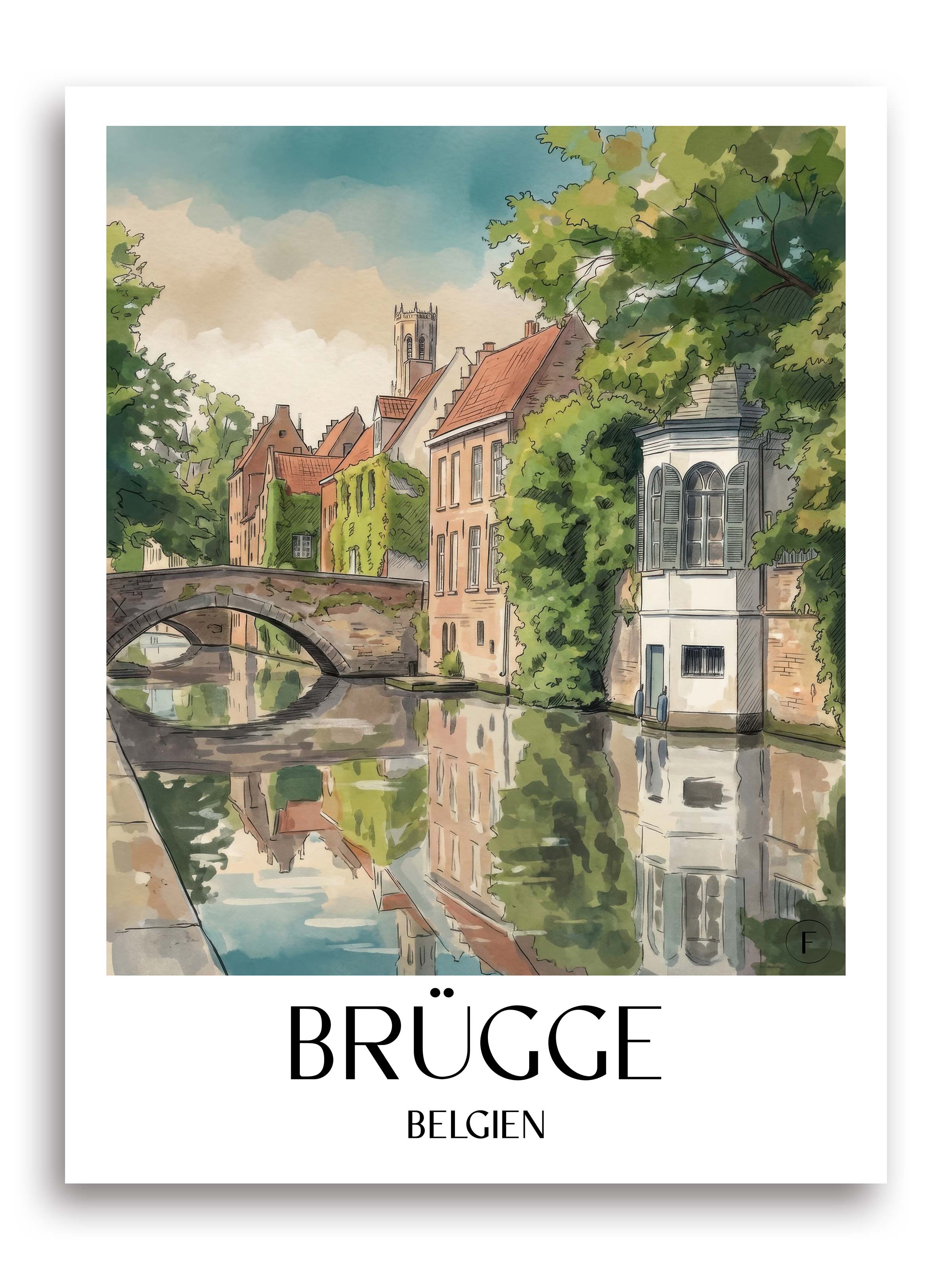 brügge-belgien-poster-aquarell
