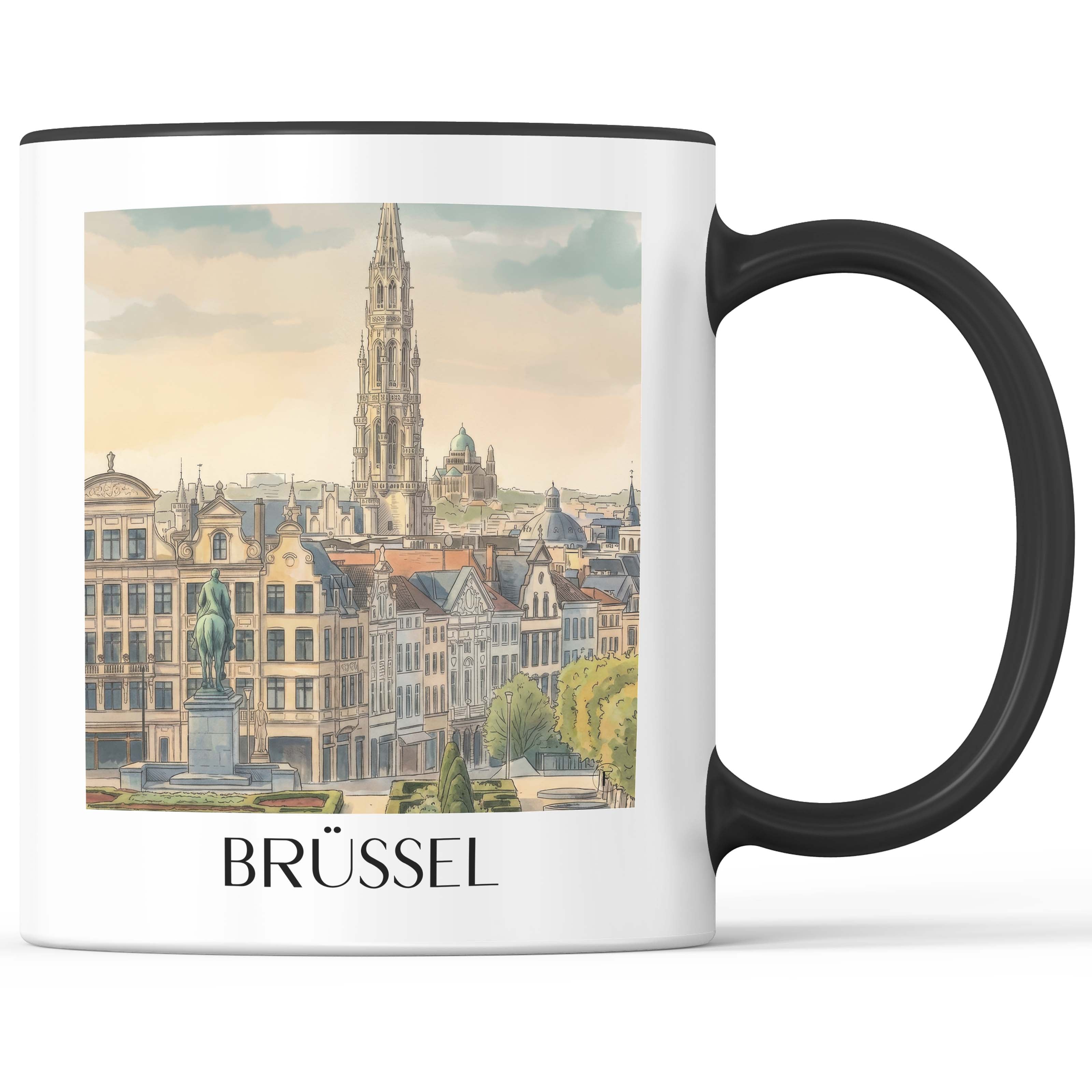 brüssel-belgien-kaffeebecher-aquarell