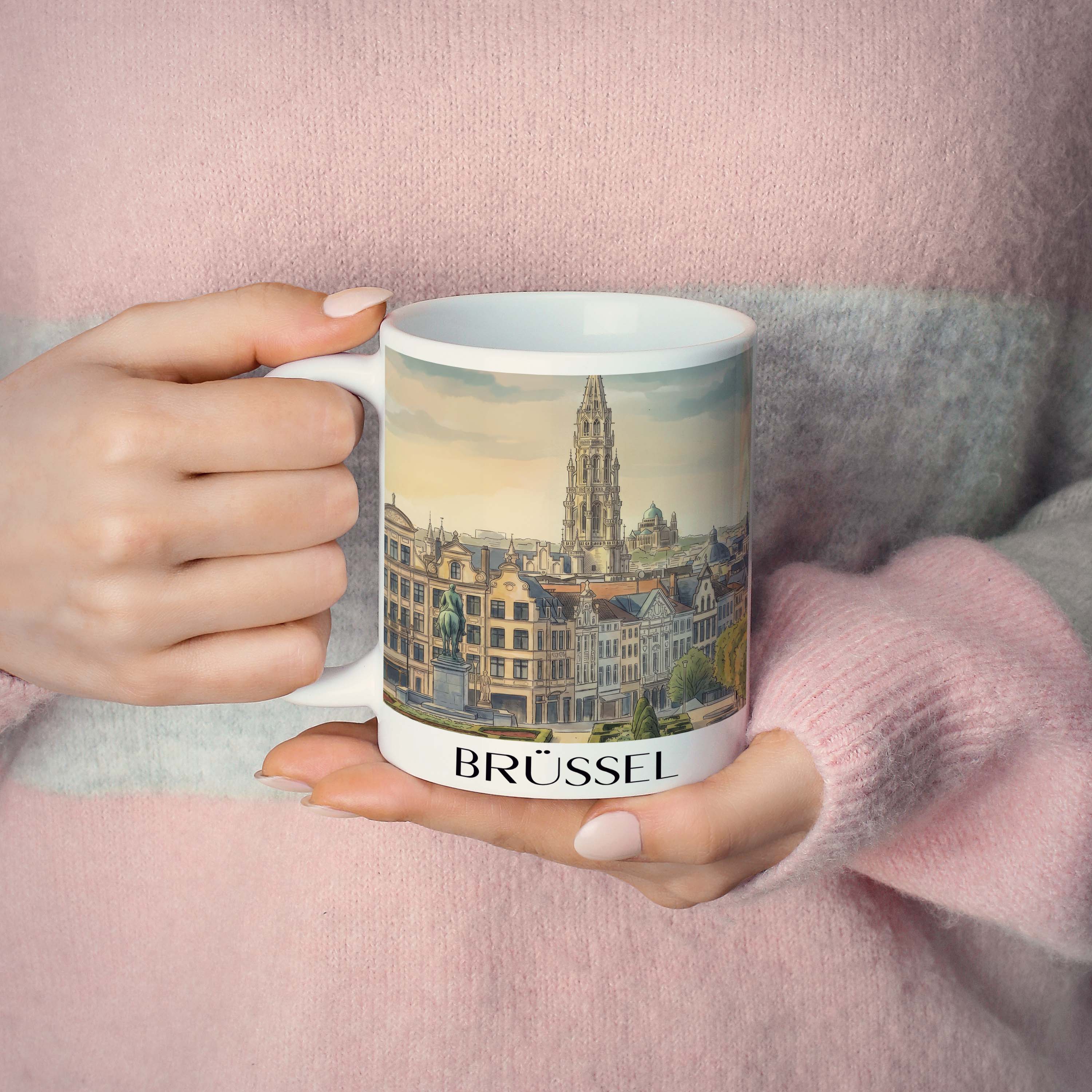 brüssel-belgien-kaffeebecher-aquarell