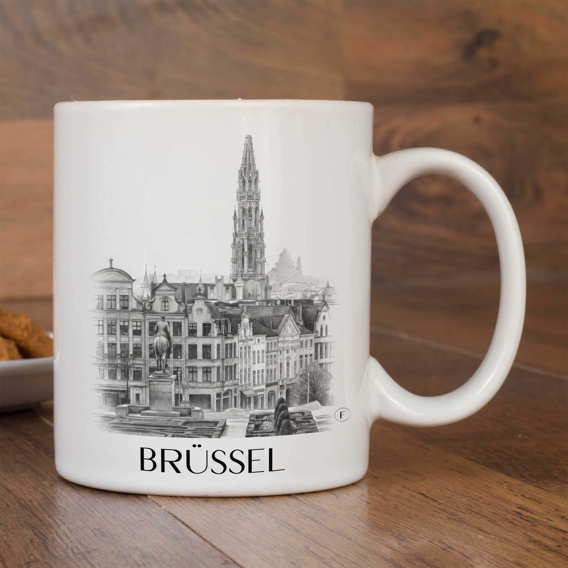 brüssel-belgien-kaffeebecher-bleistift-zeichnung-drawing