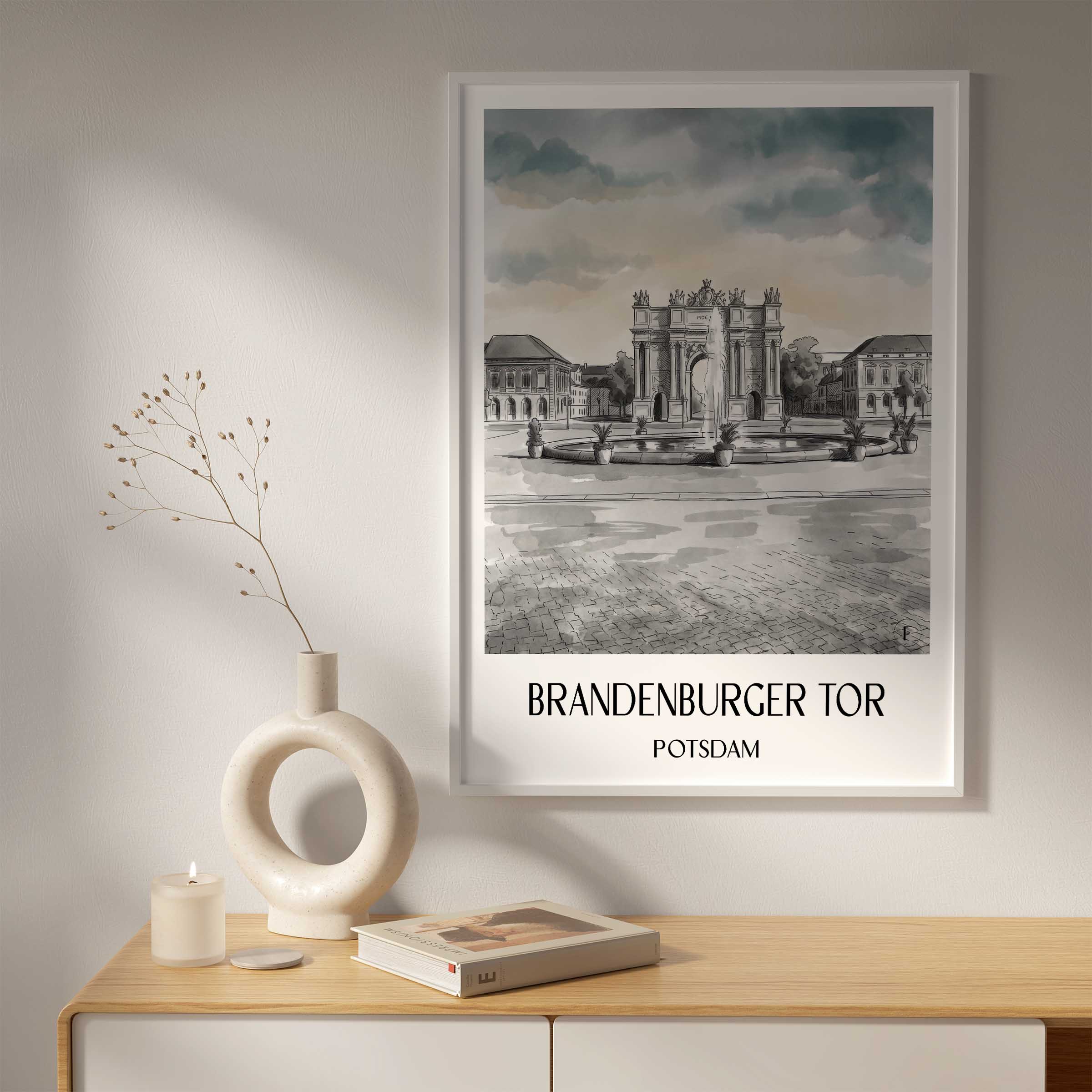 brandenburger-tor-potsdam-deutschland-poster-aquarell-schwarz-weiss