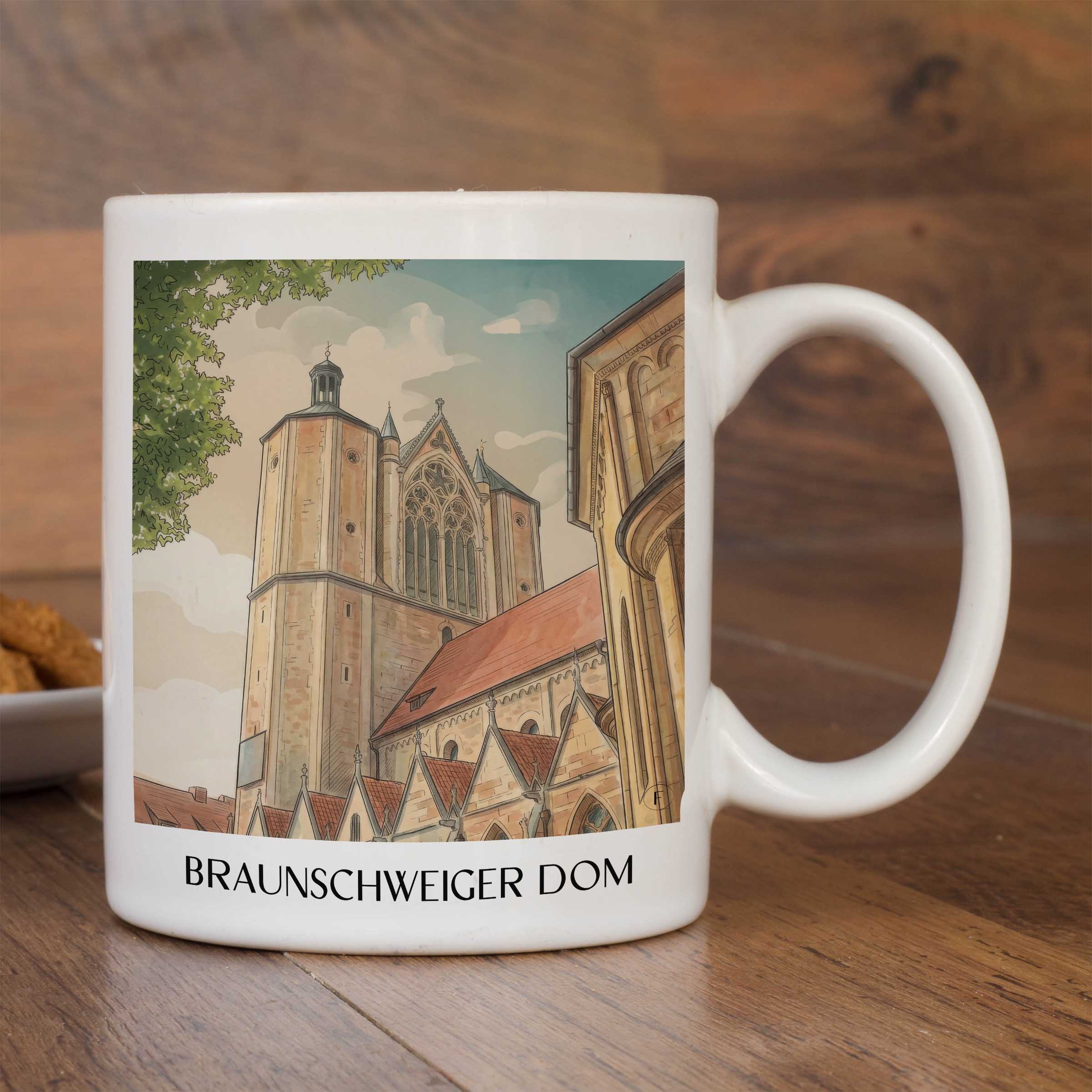 braunschweiger-dom-niedersachsen-deutschland-kaffeebecher-aquarell