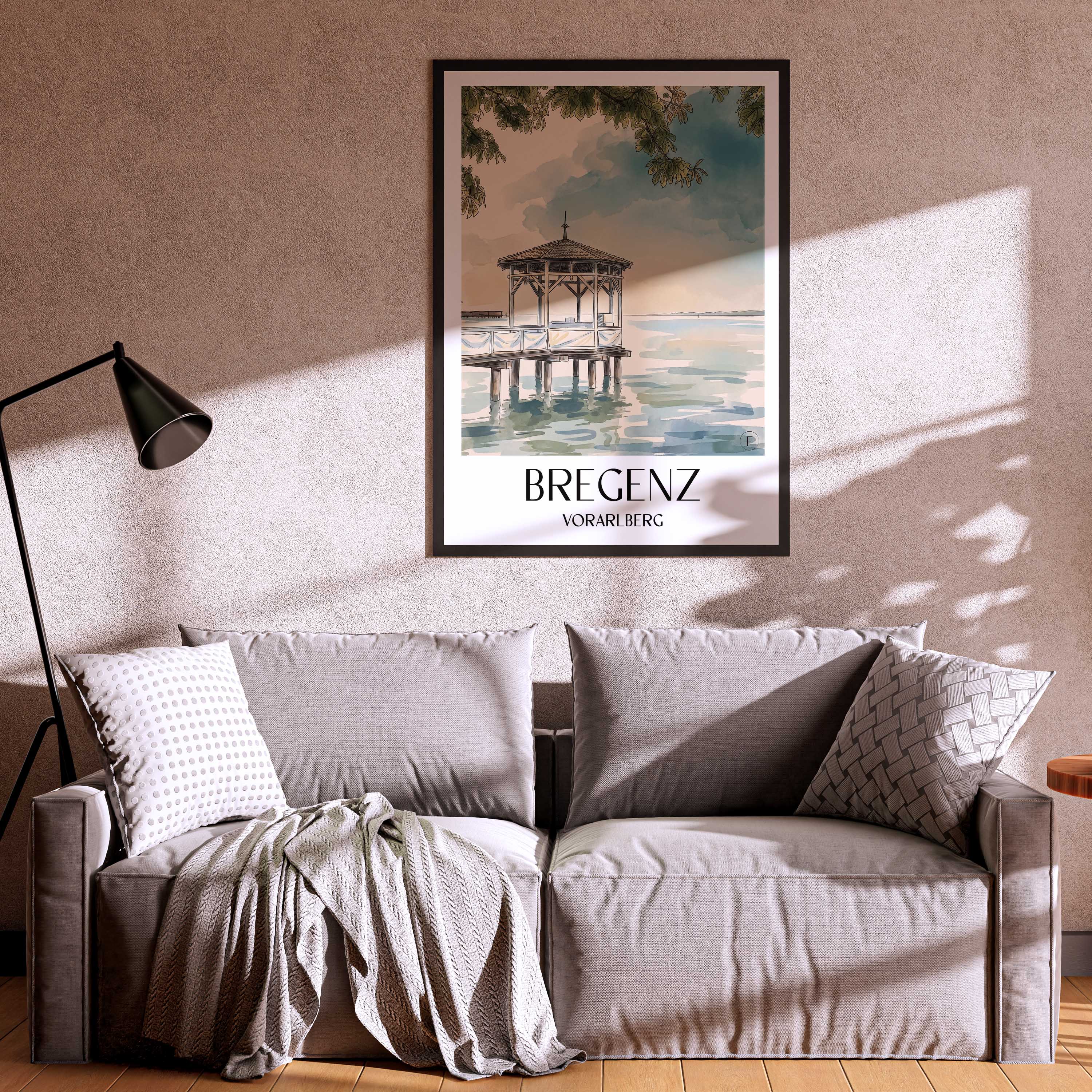 bregenz-vorarlberg-österreich-poster-aquarell