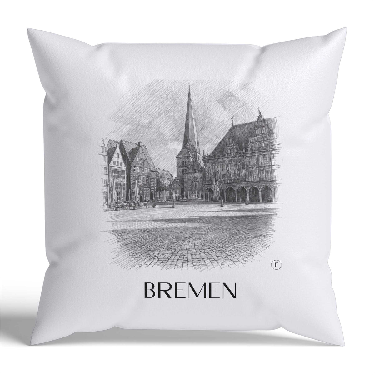 bremen-deutschland-deutschland-kissenbezug-bleistift-zeichnung-drawing