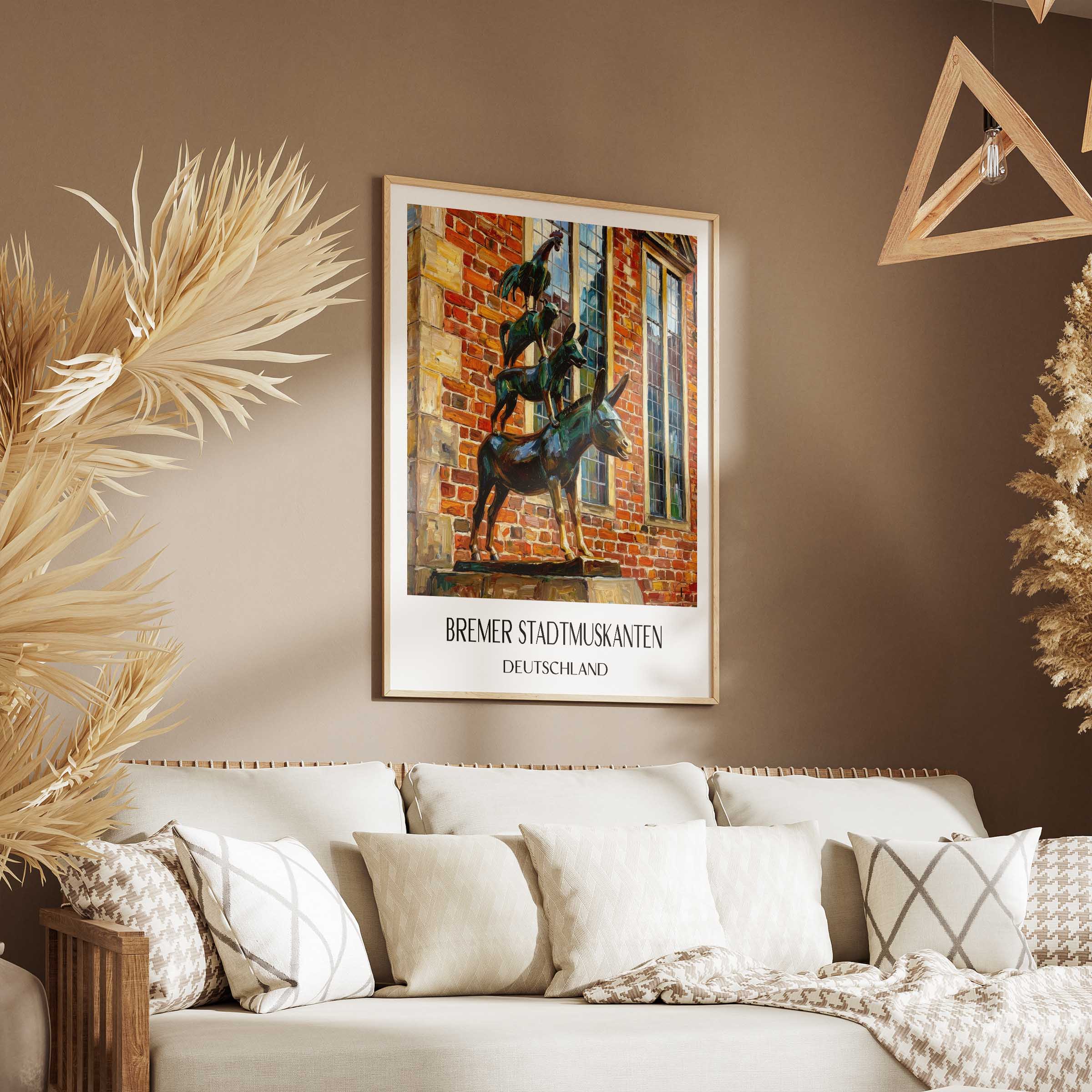 bremer-stadtmuskanten-deutschland-poster-oil-painting-oelgemaelde