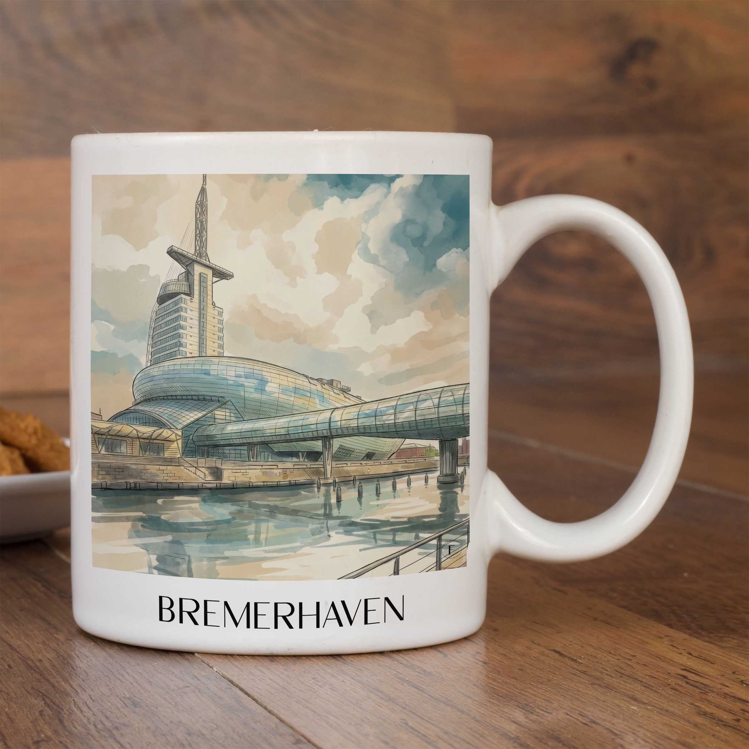 bremerhaven-bremen-deutschland-kaffeebecher-aquarell