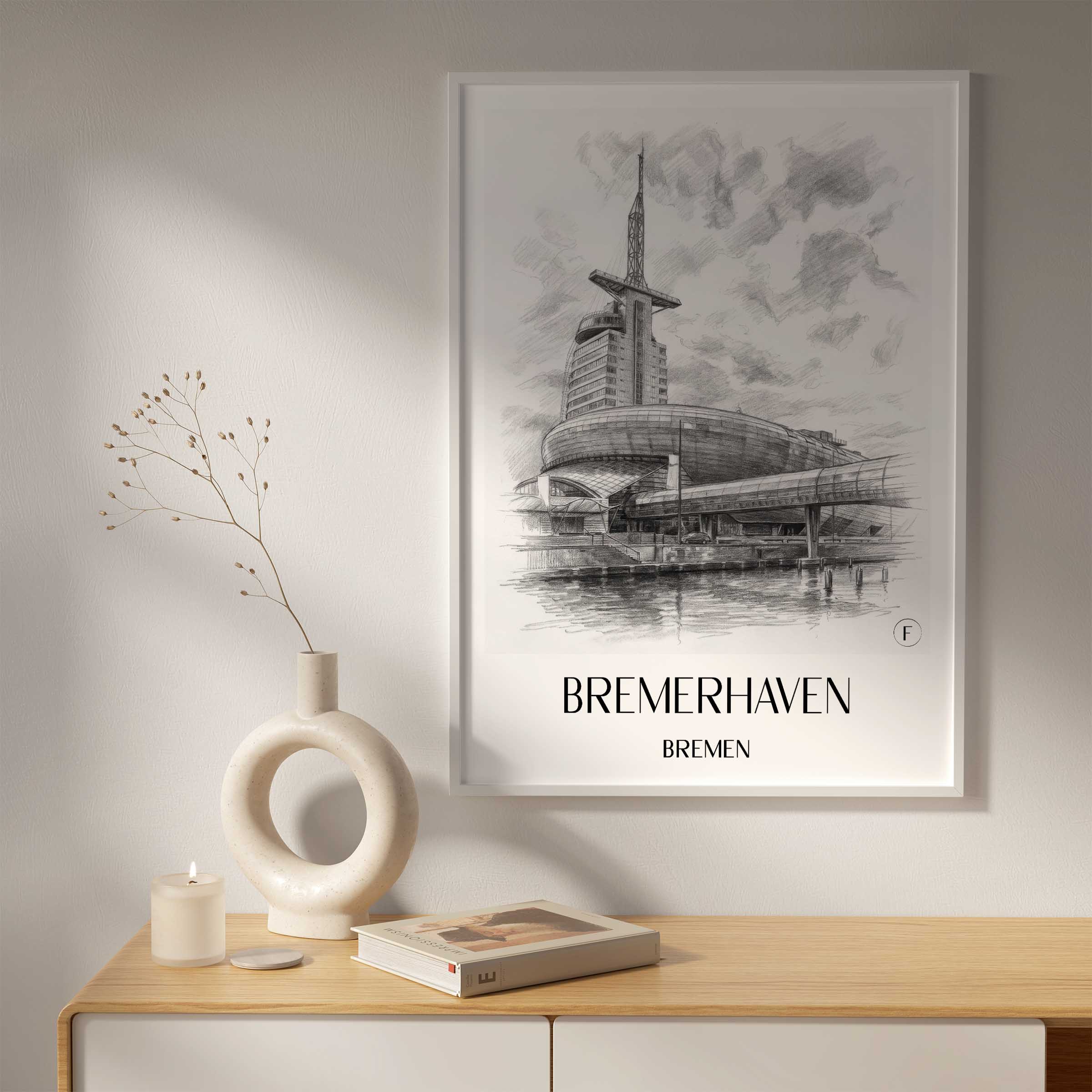 bremerhaven-bremen-deutschland-poster-bleistift-zeichnung-drawing