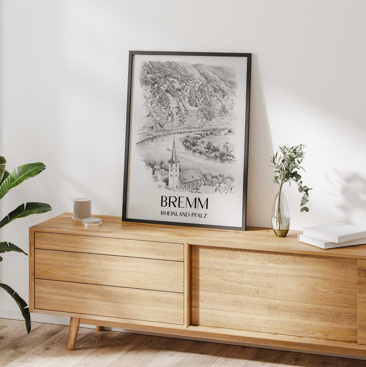 bremm-rheinland-pfalz-deutschland-poster-bleistift-zeichnung-drawing