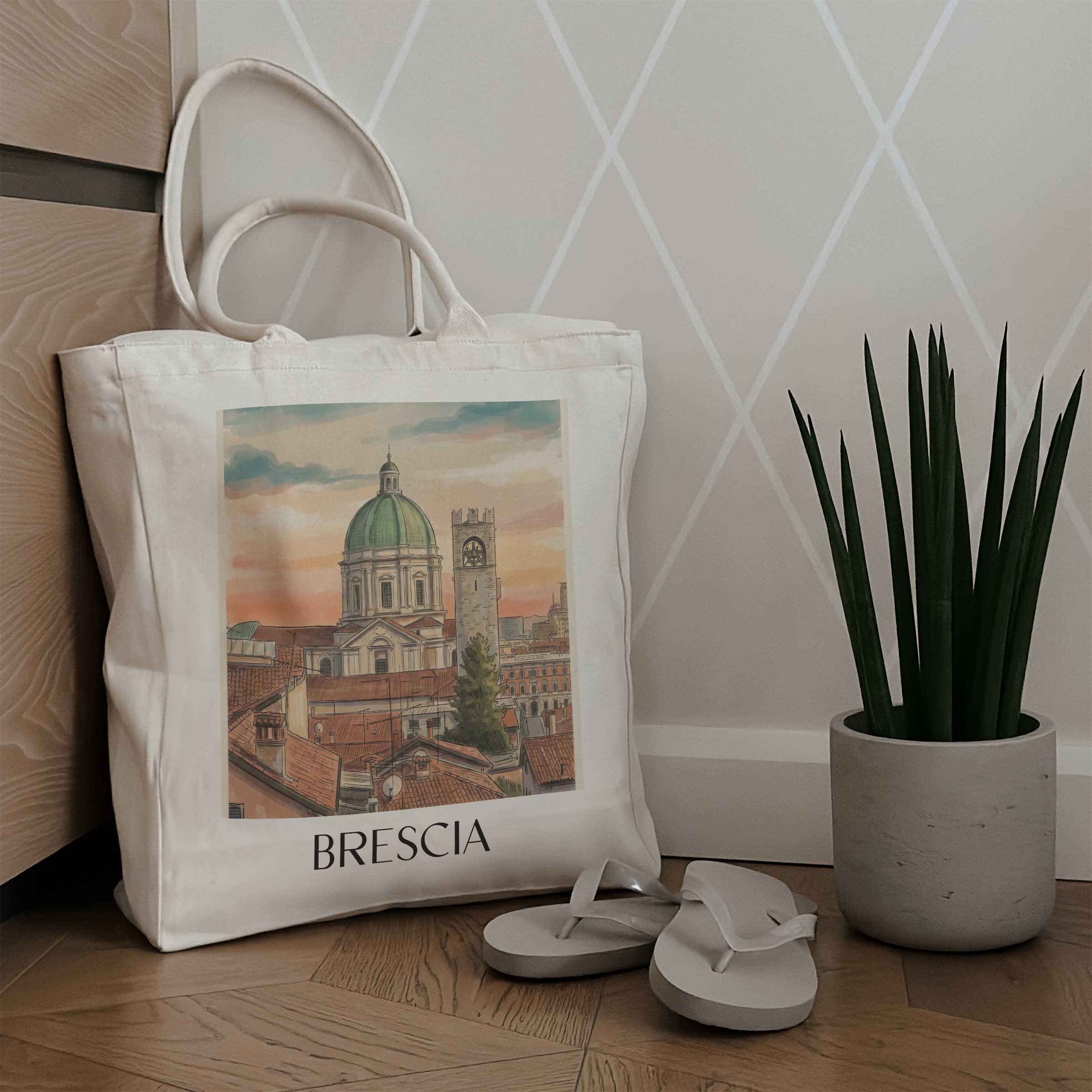 brescia-lombardei-italien-einkaufstasche-aquarell