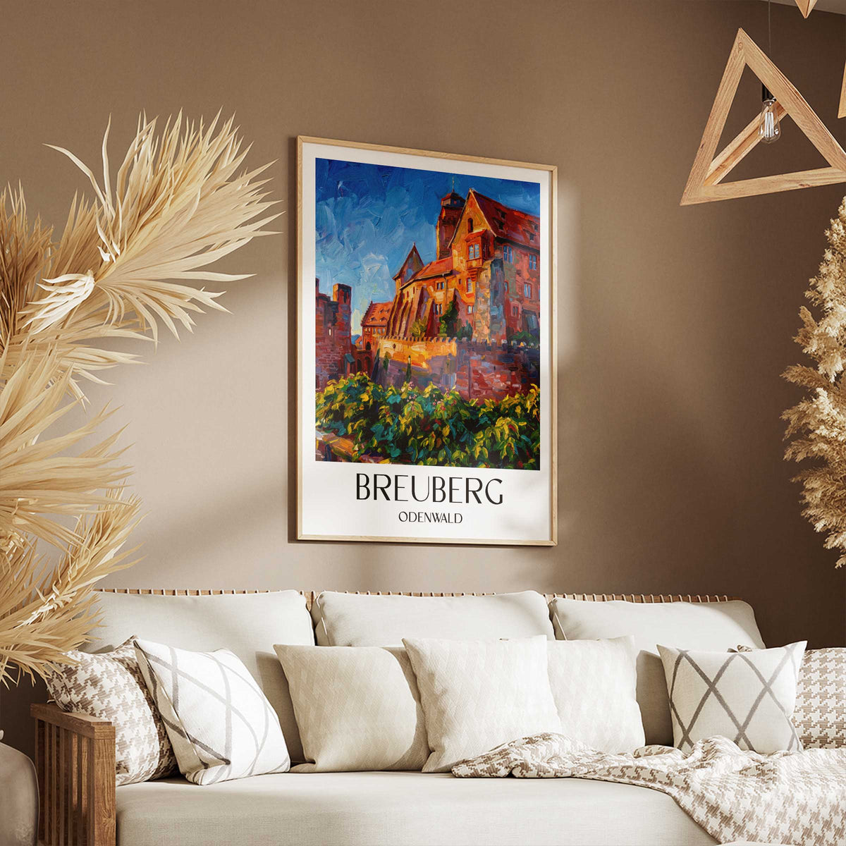breuberg-odenwald-deutschland-poster-oil-painting-oelgemaelde