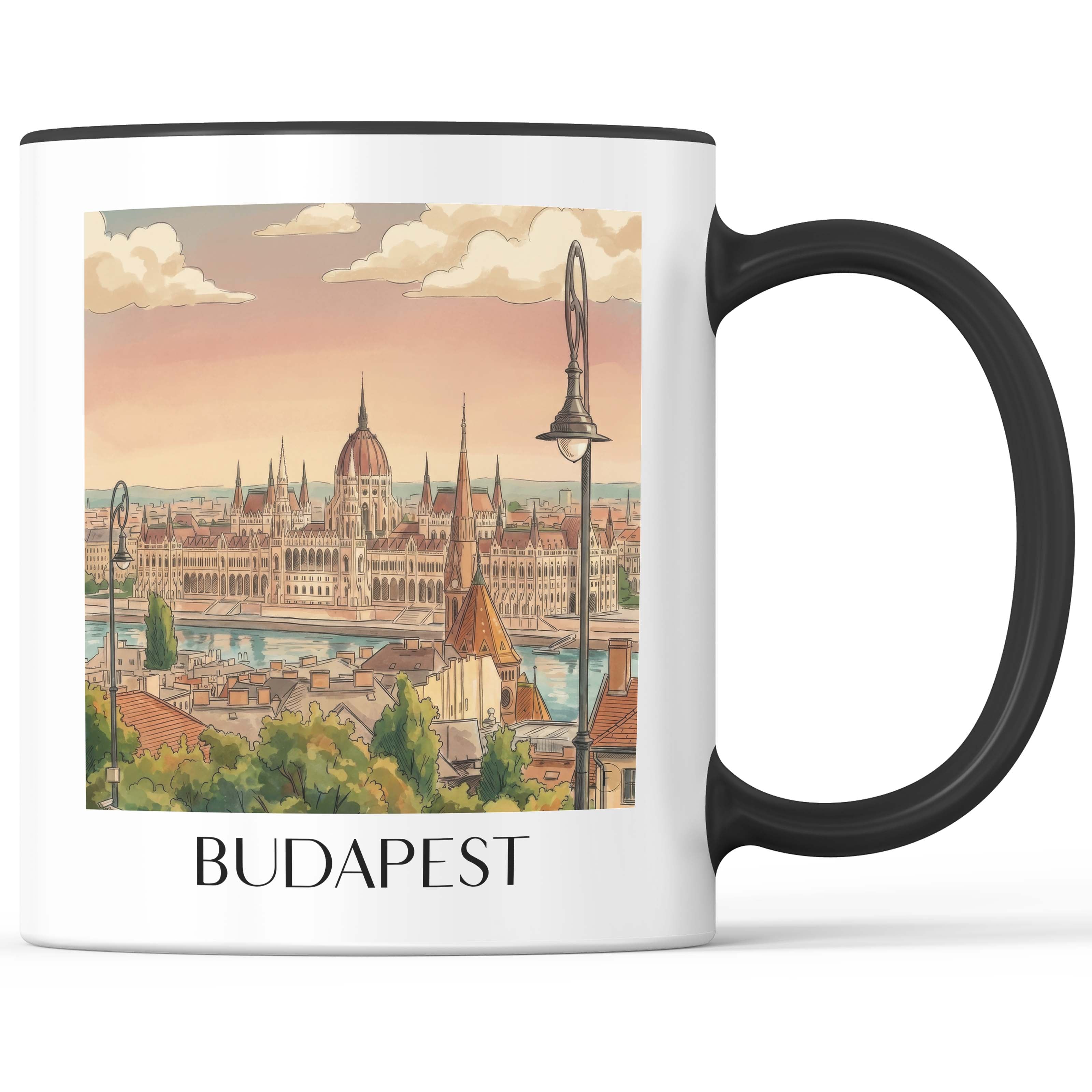 budapest-ungarn-kaffeebecher-aquarell