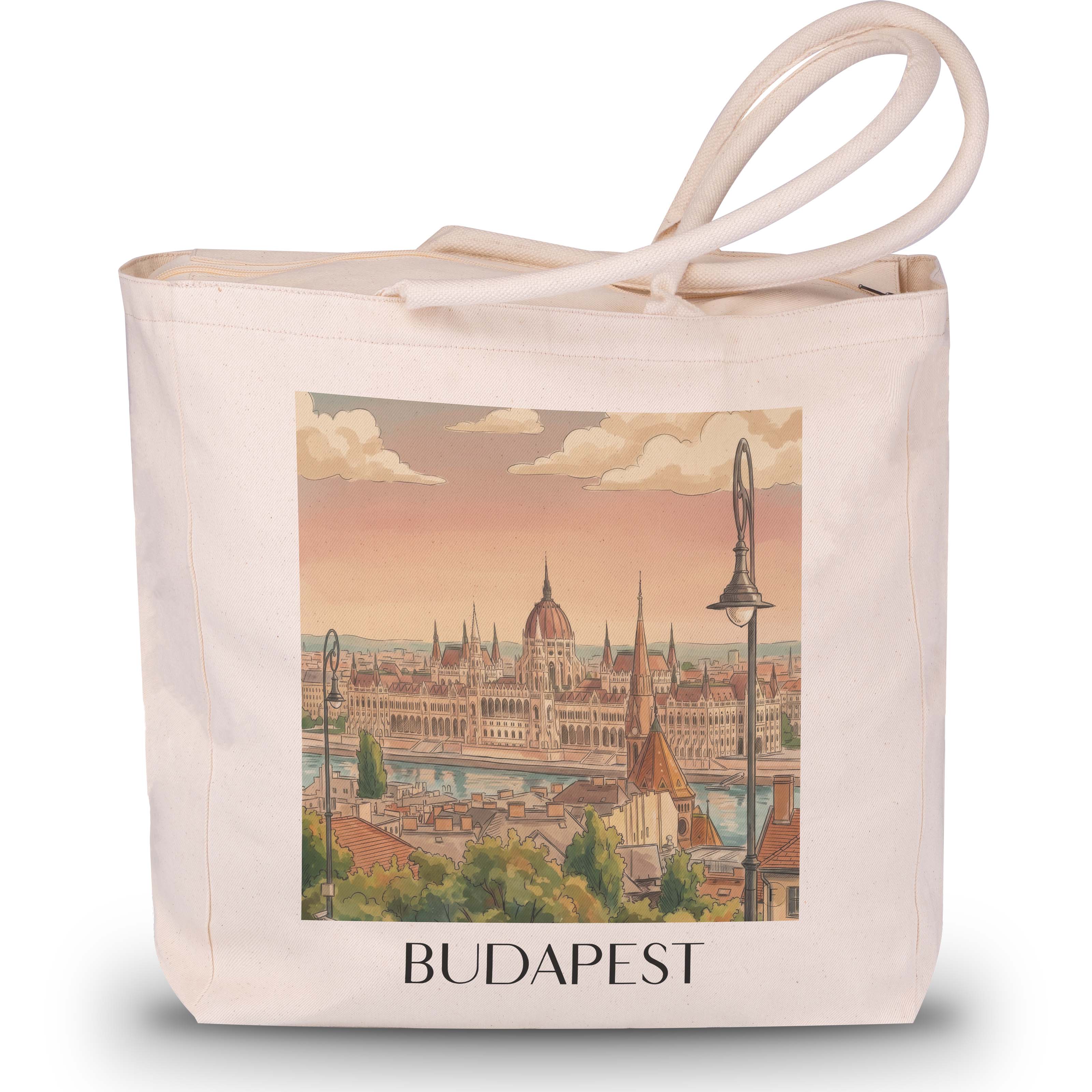 budapest-ungarn-einkaufstasche-aquarell