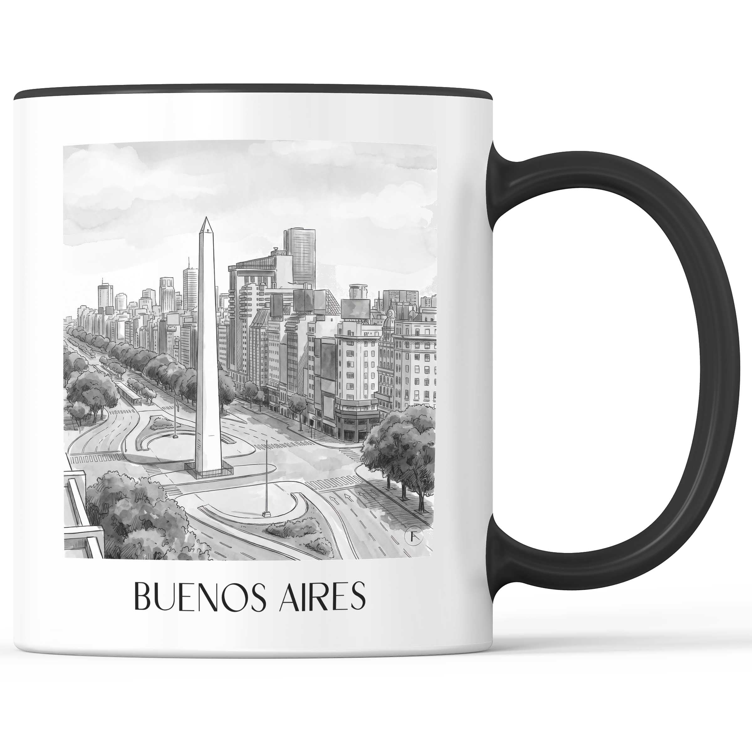 buenos-aires-argentinien-kaffeebecher-aquarell-schwarz-weiss