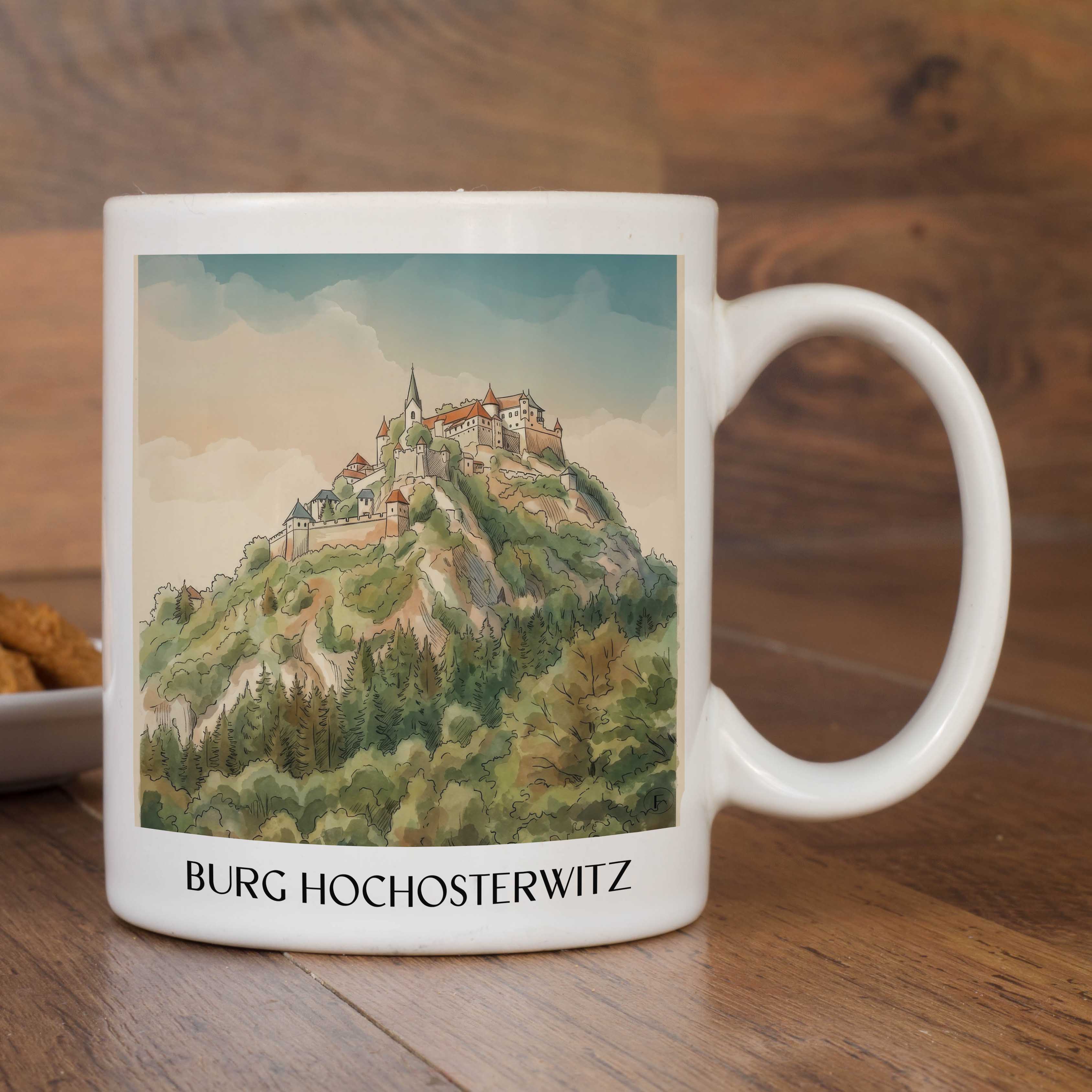 burg-hochosterwitz-kärnten-österreich-kaffeebecher-aquarell