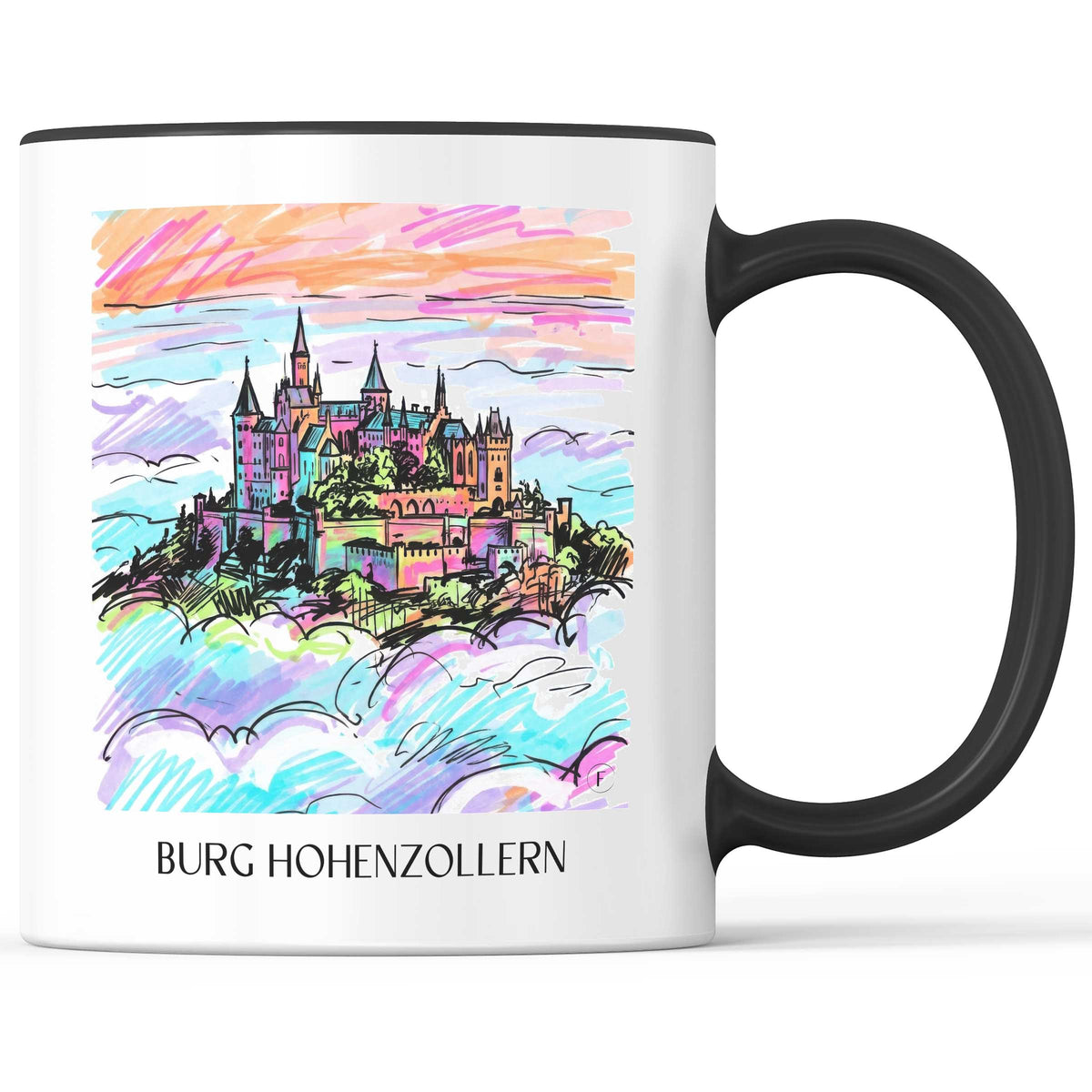 burg-hohenzollern-schwäbische-alb-deutschland-kaffeebecher-graffiti