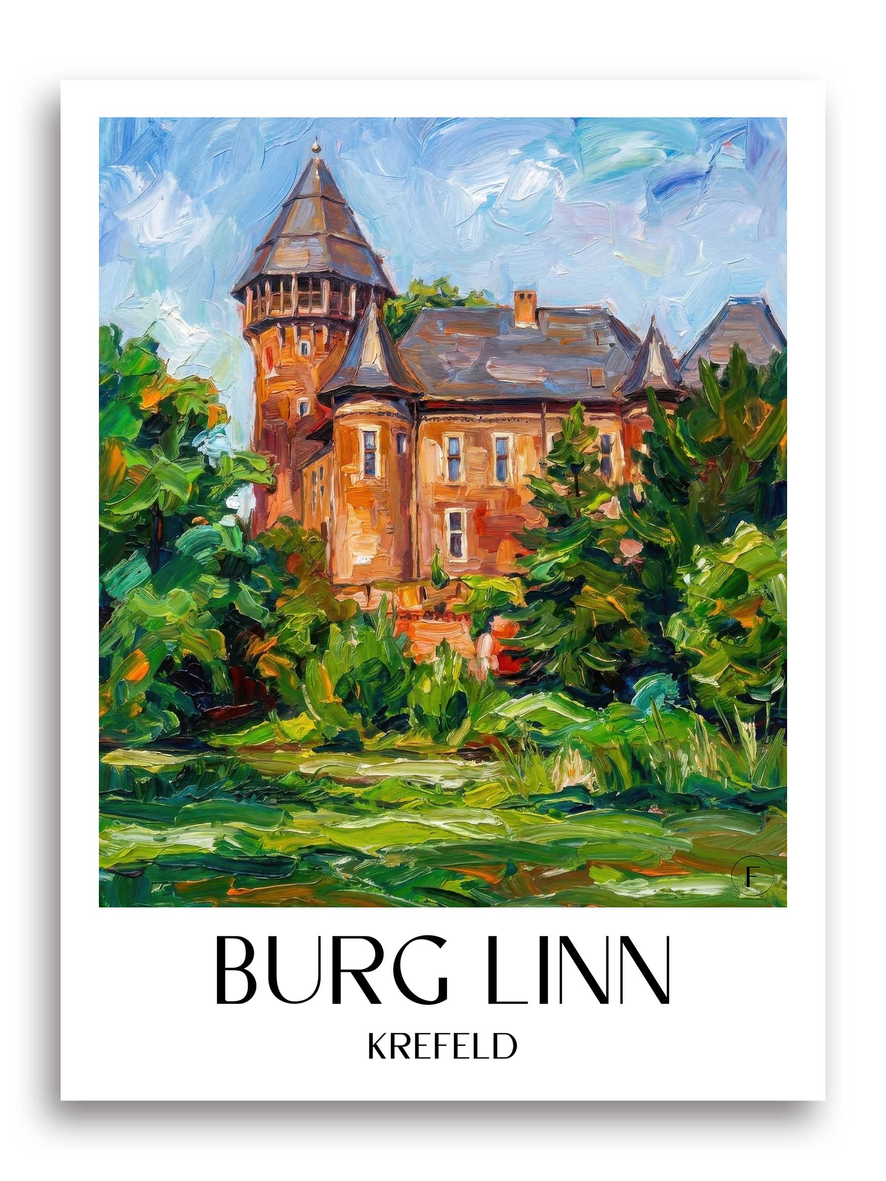 burg-linn-krefeld-deutschland-poster-oil-painting-oelgemaelde