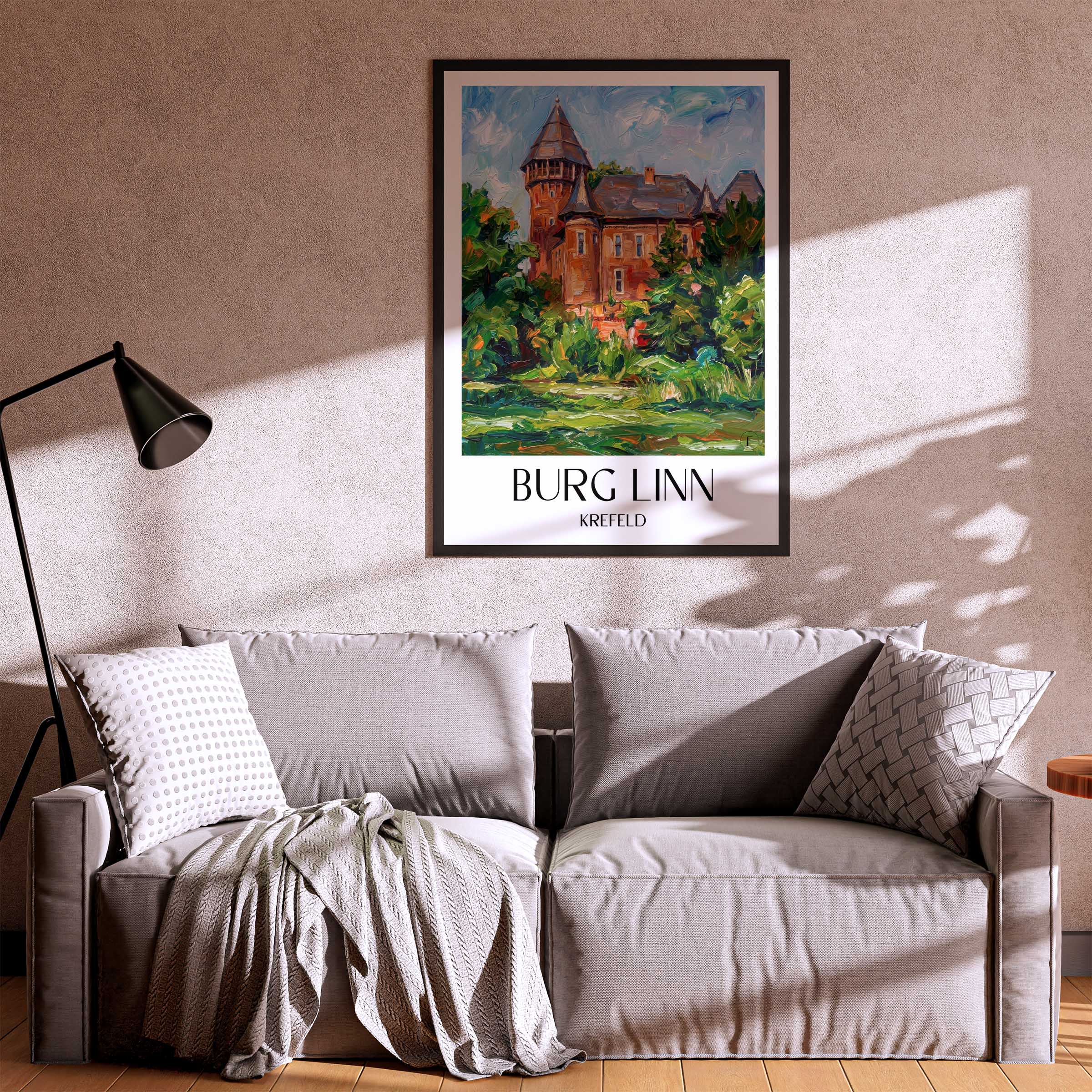 burg-linn-krefeld-deutschland-poster-oil-painting-oelgemaelde