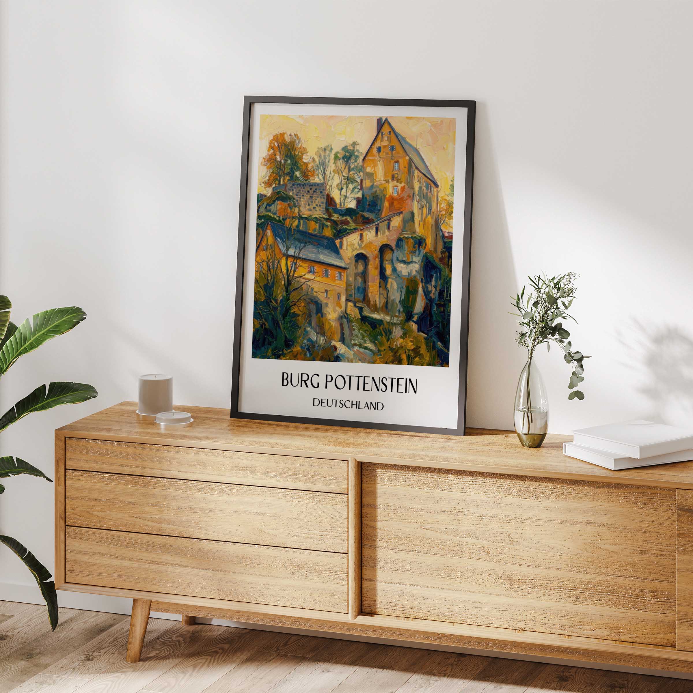 burg-pottenstein-deutschland-poster-oil-painting-oelgemaelde
