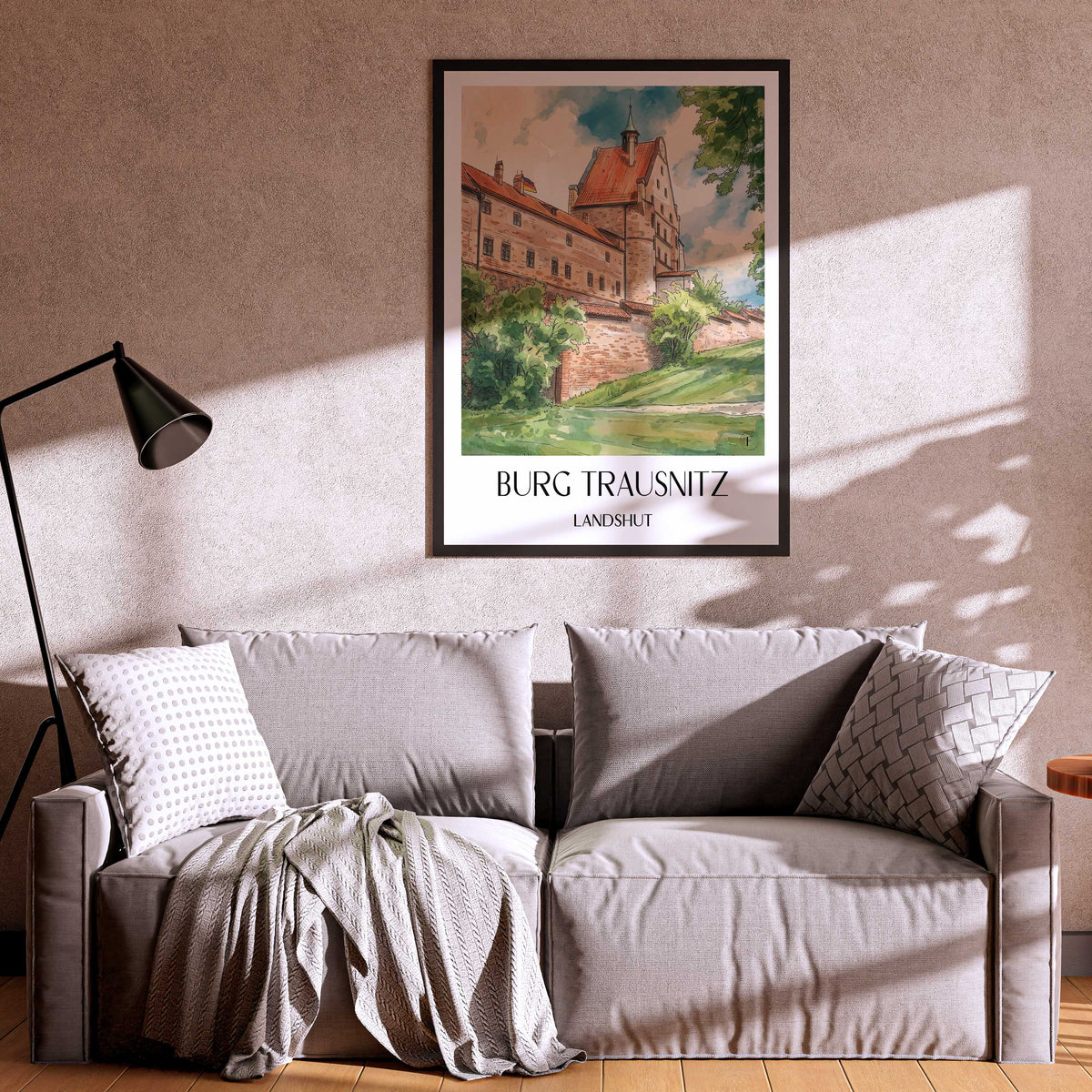 burg-trausnitz-landshut-deutschland-poster-aquarell