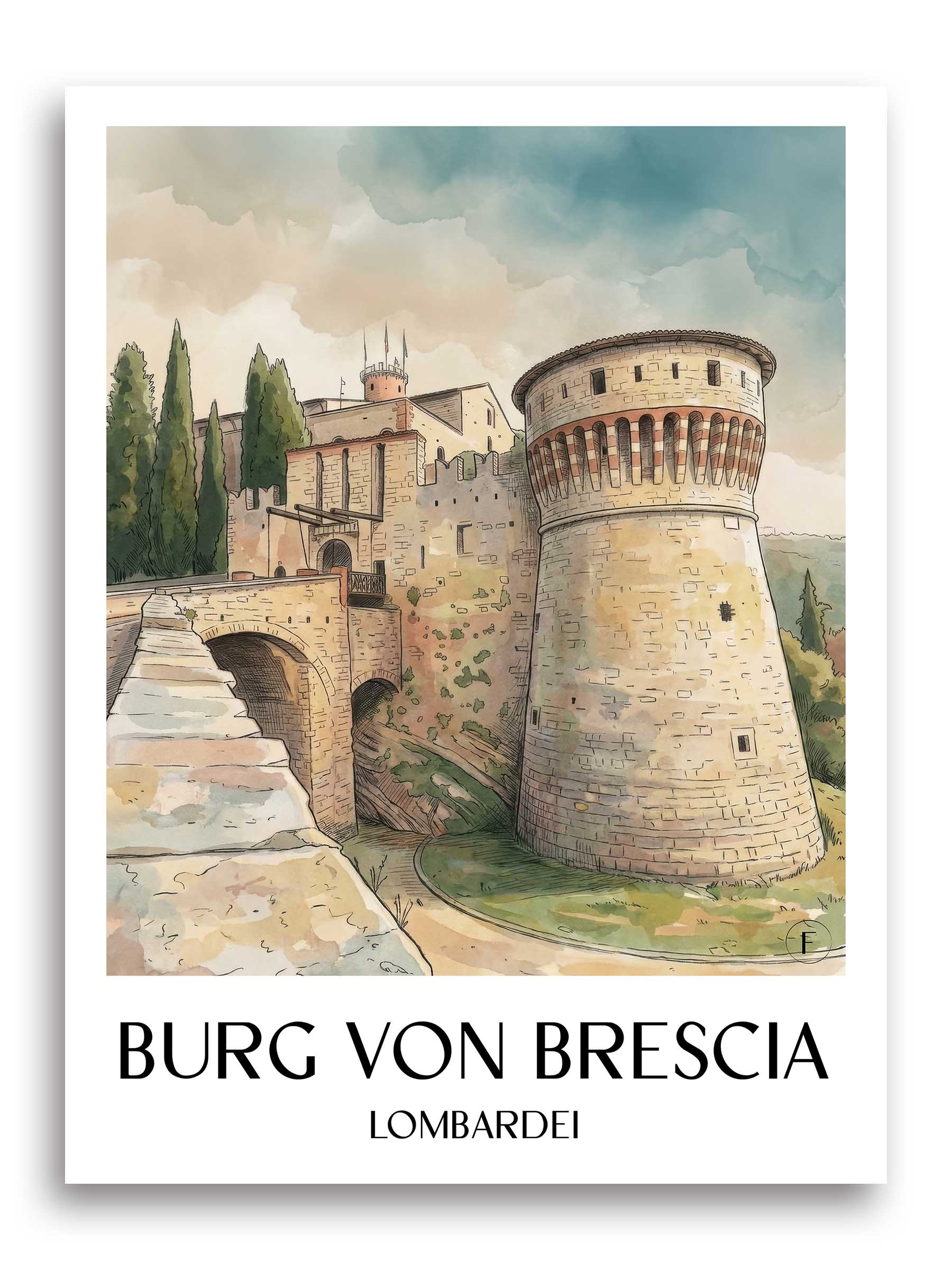 burg-von-brescia-lombardei-italien-poster-aquarell