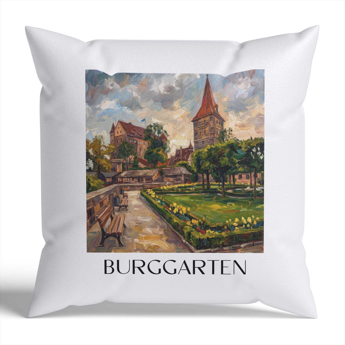 burggarten-nürnberg-deutschland-kissenbezug-oil-painting-oelgemaelde