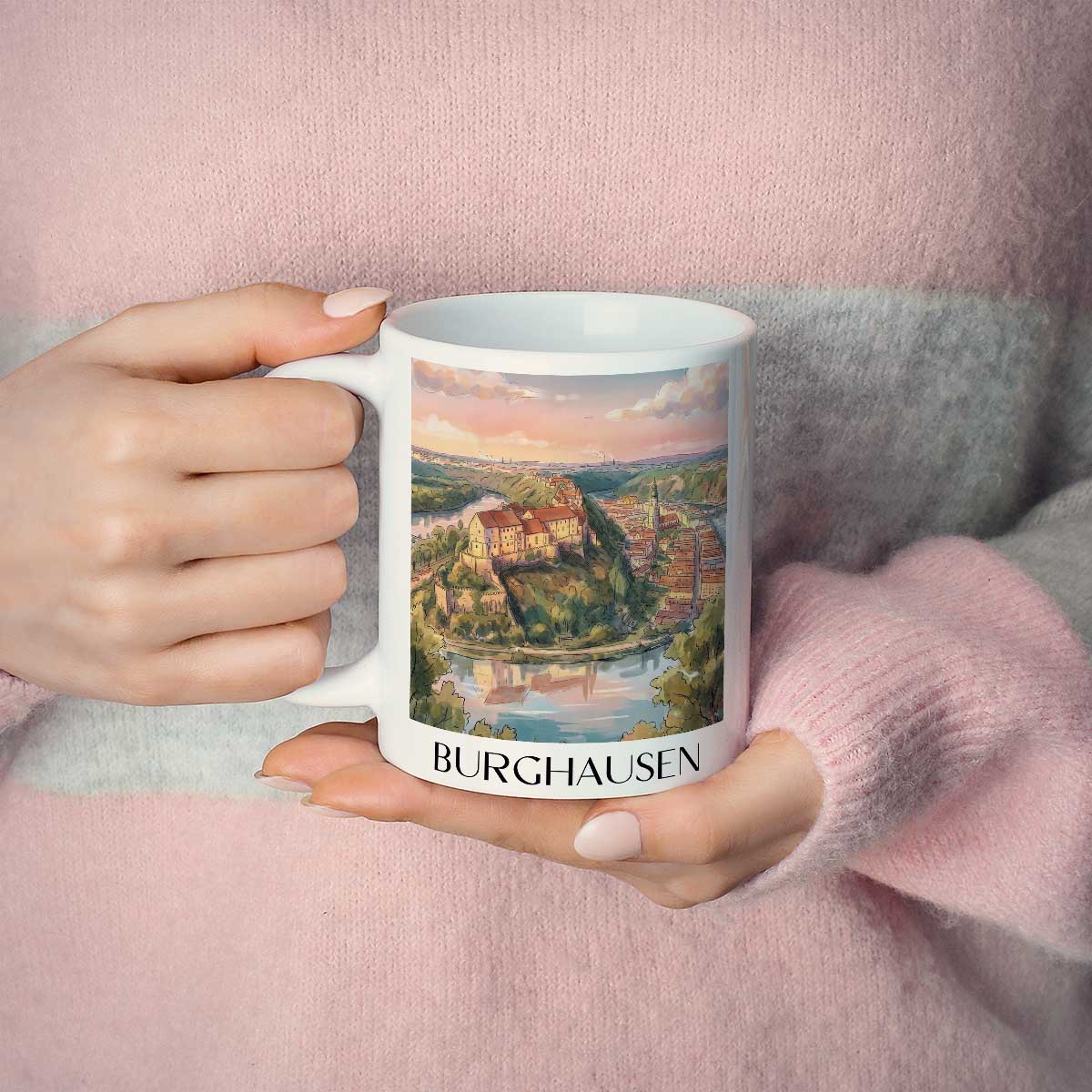 burghausen-oberbayern-deutschland-kaffeebecher-aquarell
