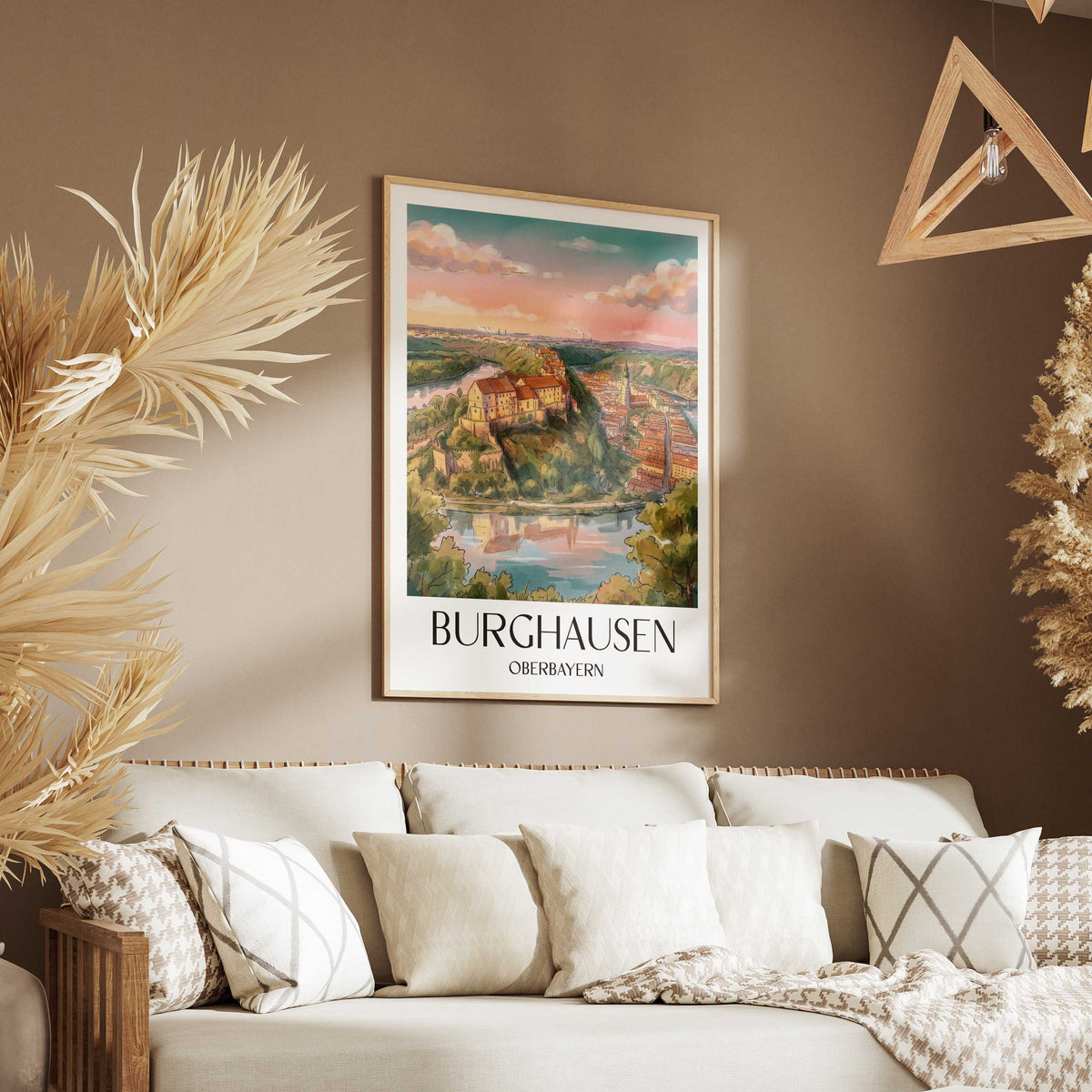 burghausen-oberbayern-deutschland-poster-aquarell