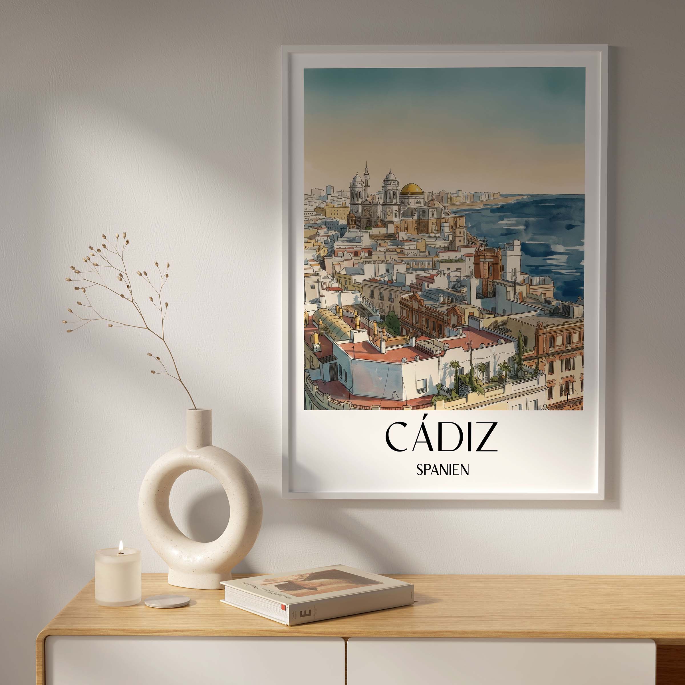 cádiz-spanien-spanien-und-spanien-poster-aquarell