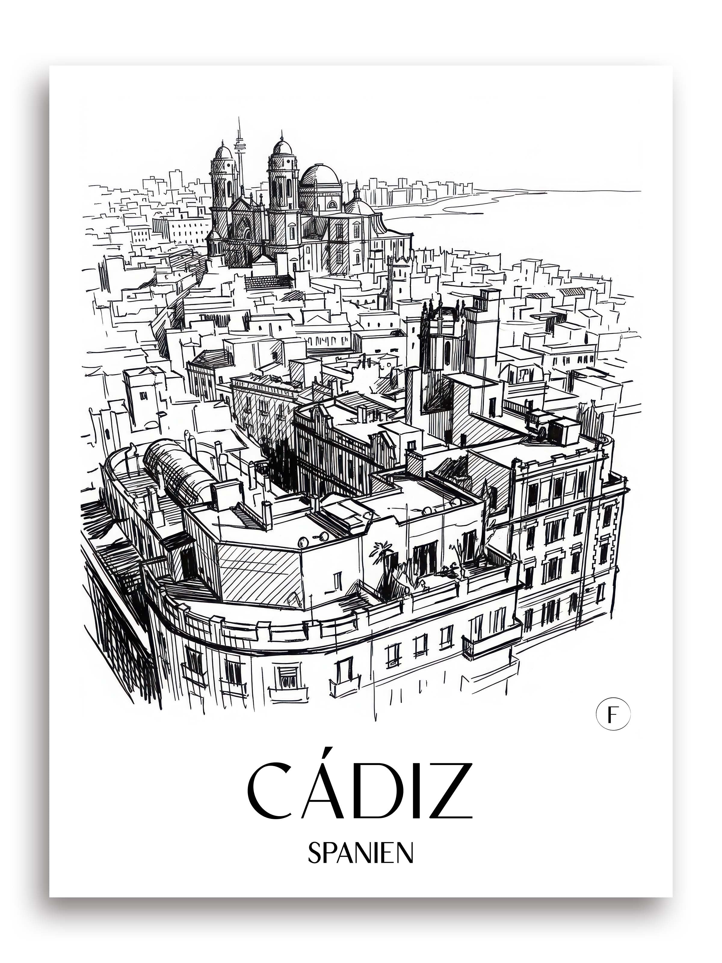 cádiz-spanien-spanien-und-spanien-poster-skizze