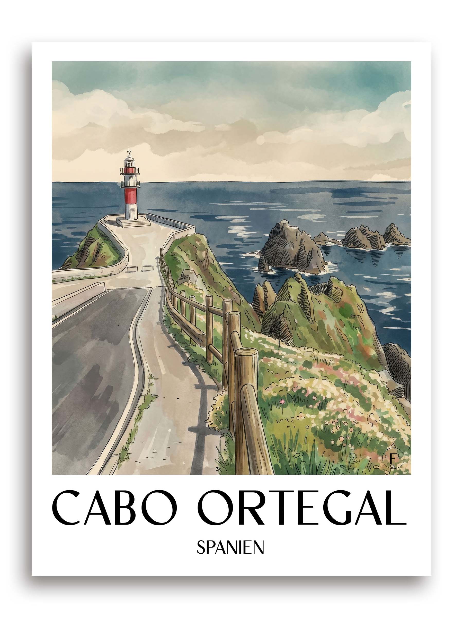 cabo-ortegal-spanien-spanien-poster-aquarell