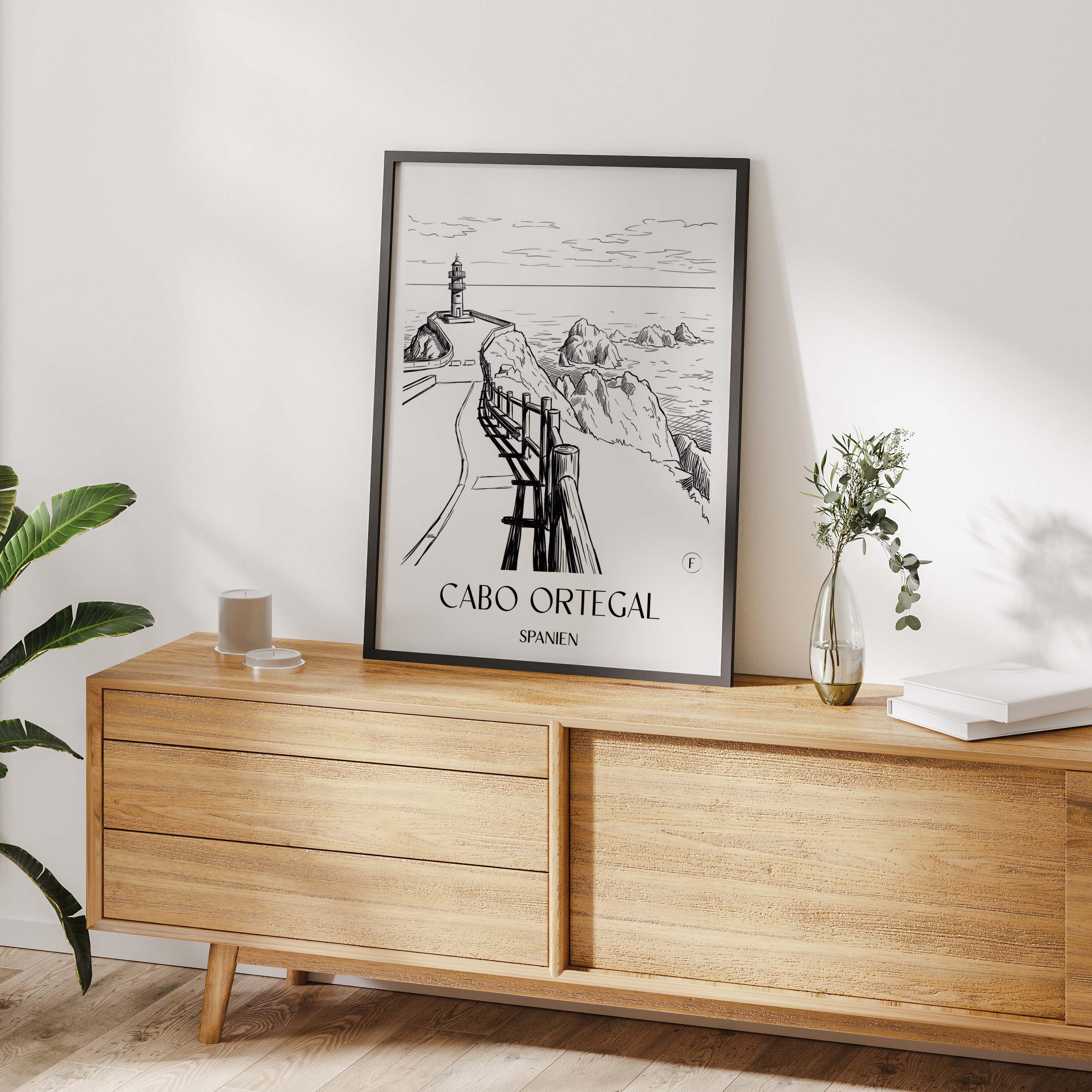 cabo-ortegal-spanien-spanien-poster-skizze