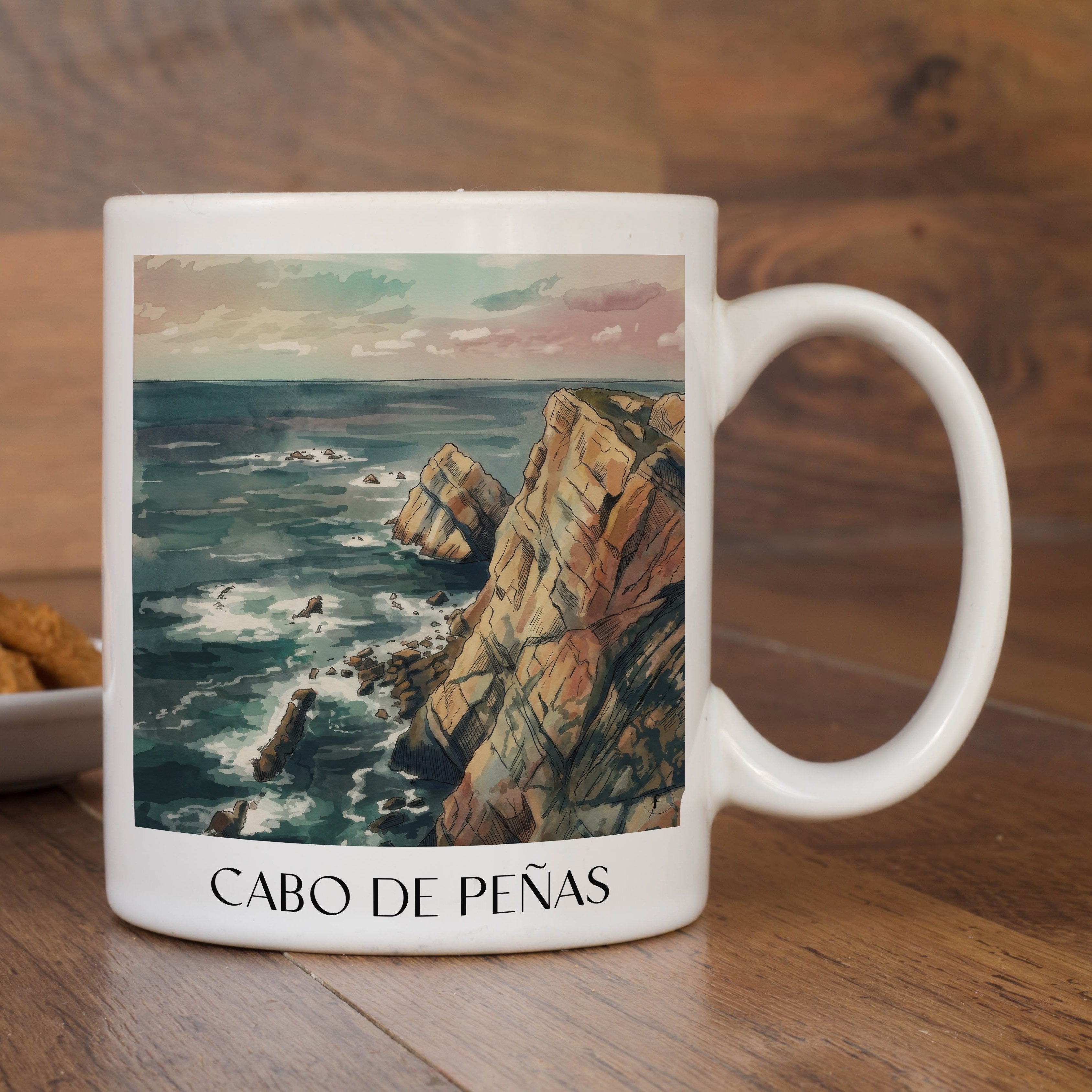 cabo-de-peñas-spanien-spanien-kaffeebecher-aquarell
