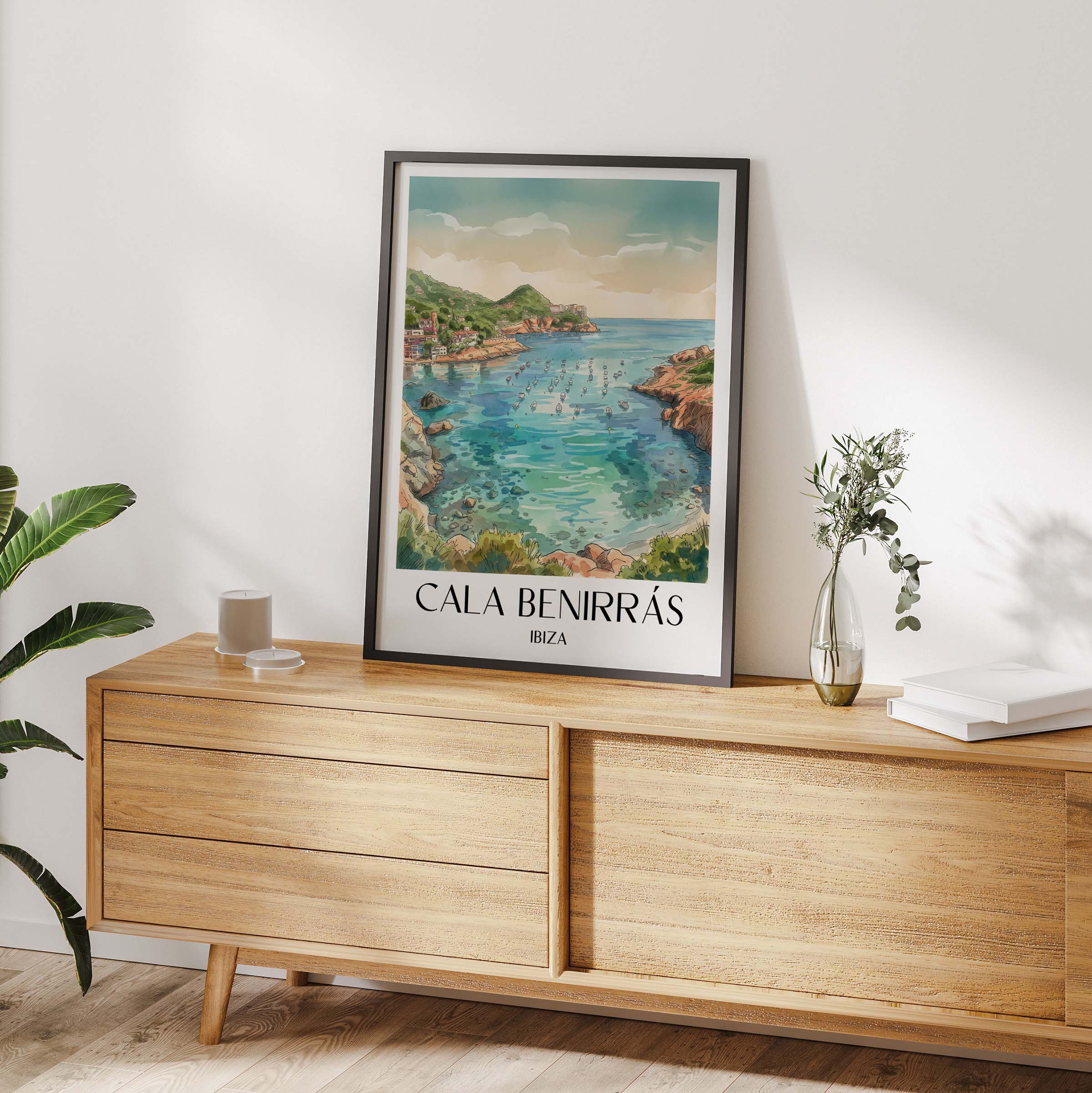 cala-benirrás-ibiza-spanien-poster-aquarell