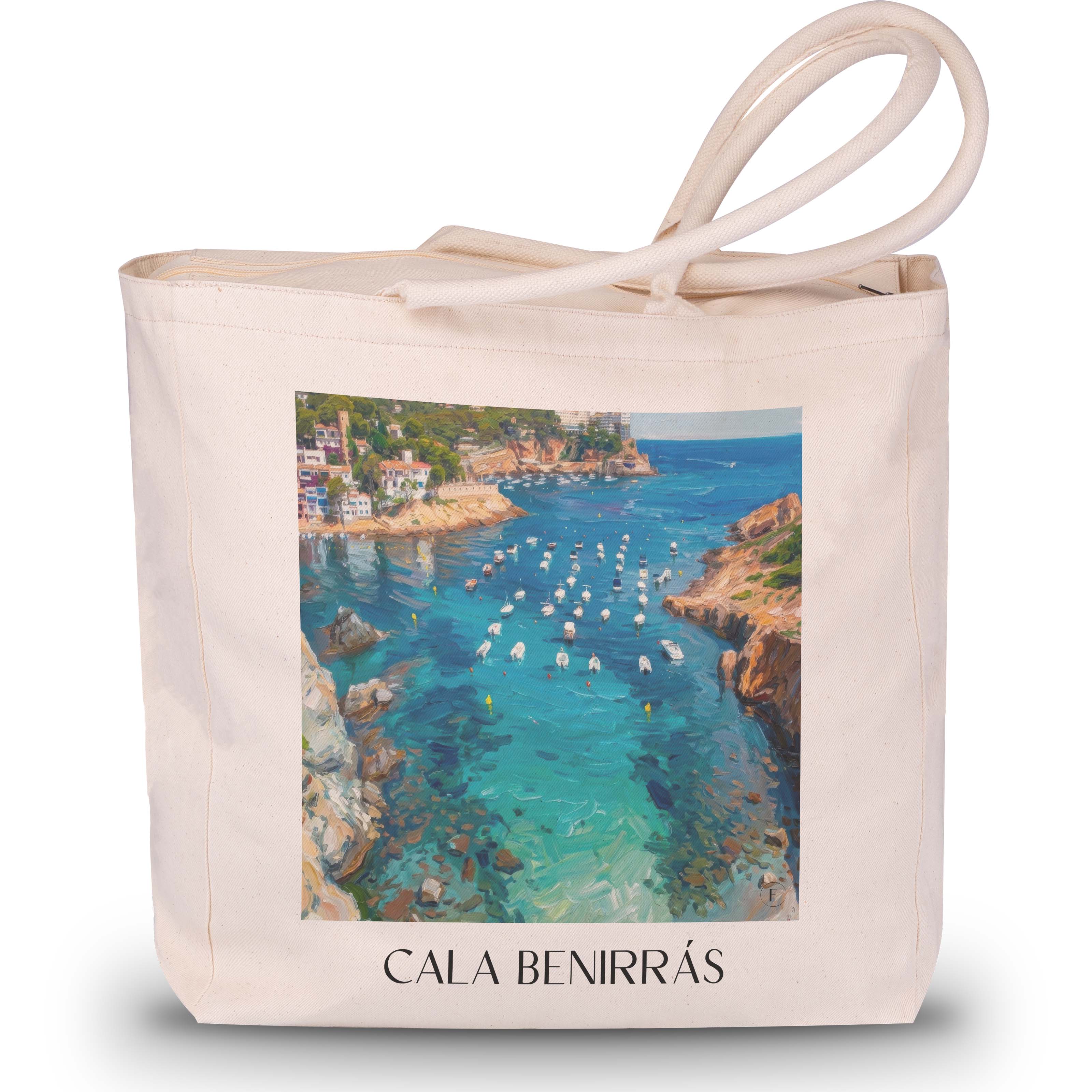 cala-benirrás-ibiza-spanien-einkaufstasche-oil-painting-oelgemaelde