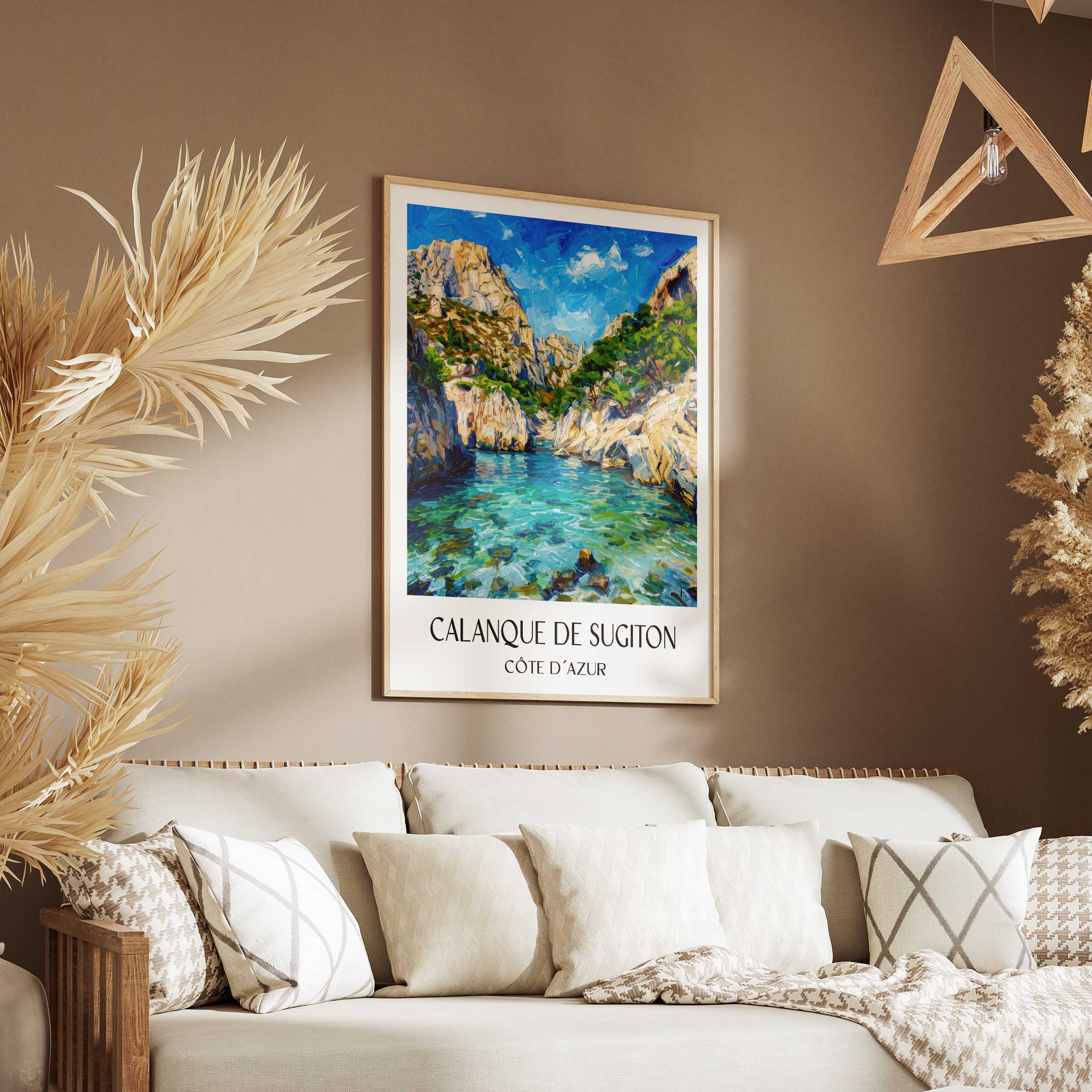 calanque-de-sugiton-côte-d´azur-frankreich-poster-oil-painting-oelgemaelde