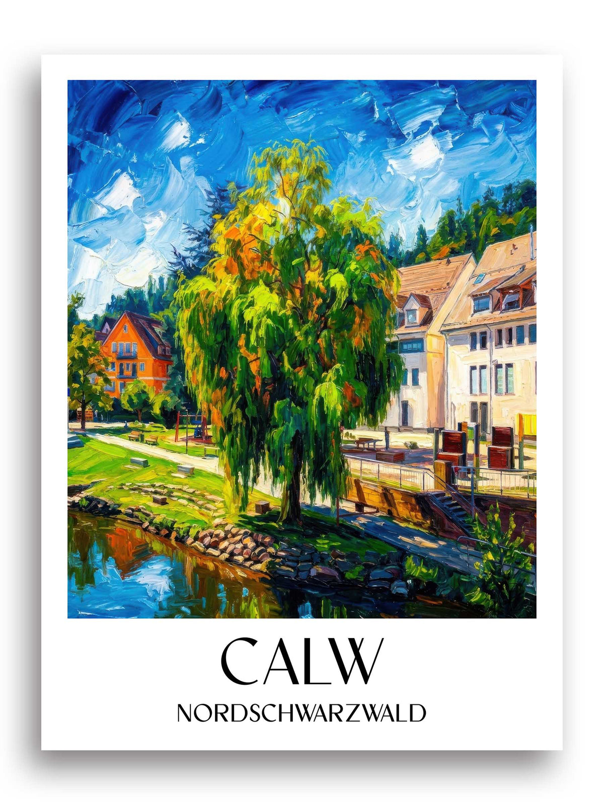 calw-nordschwarzwald-deutschland-poster-oil-painting-oelgemaelde