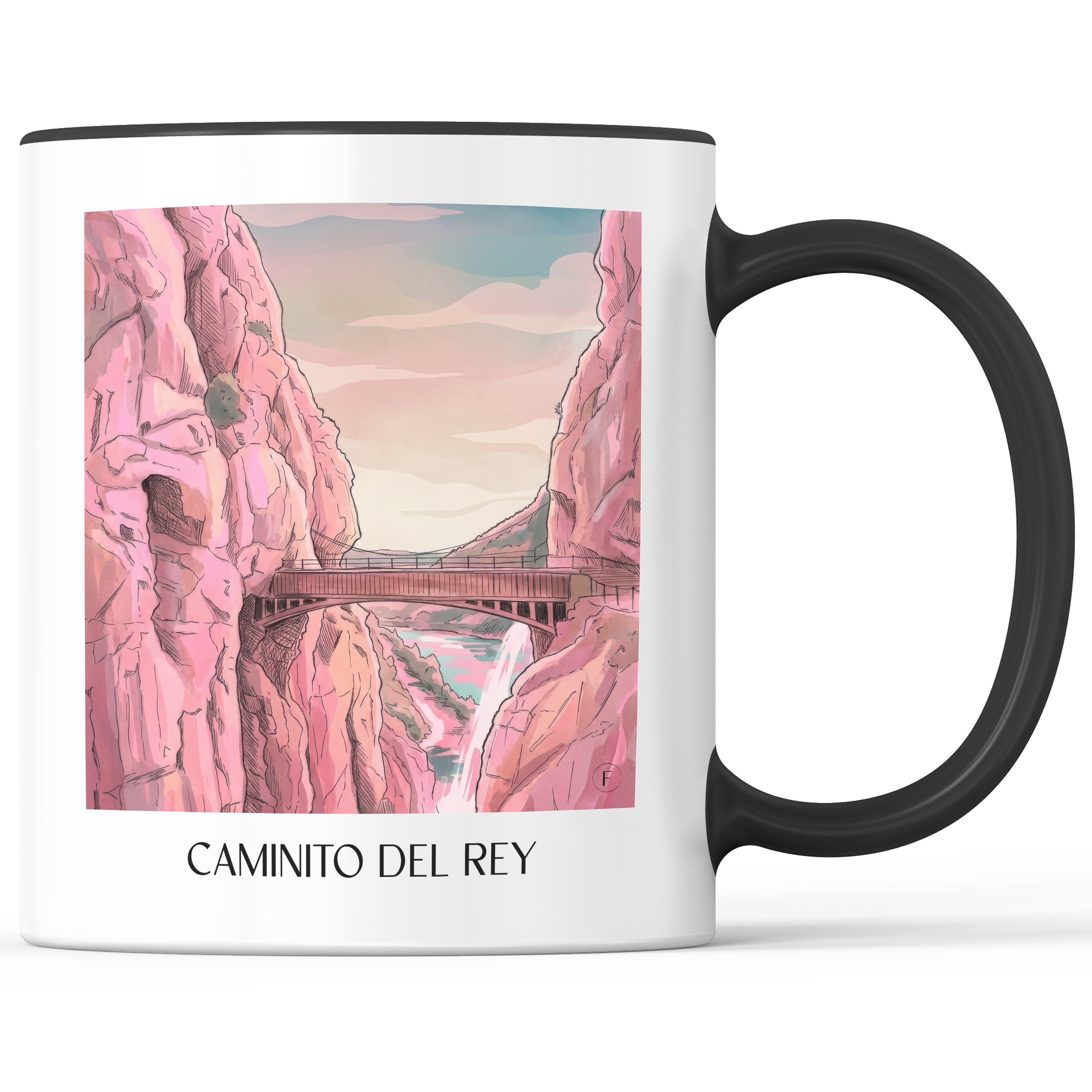caminito-del-rey-spanien-spanien-kaffeebecher-aquarell-pink-rosa