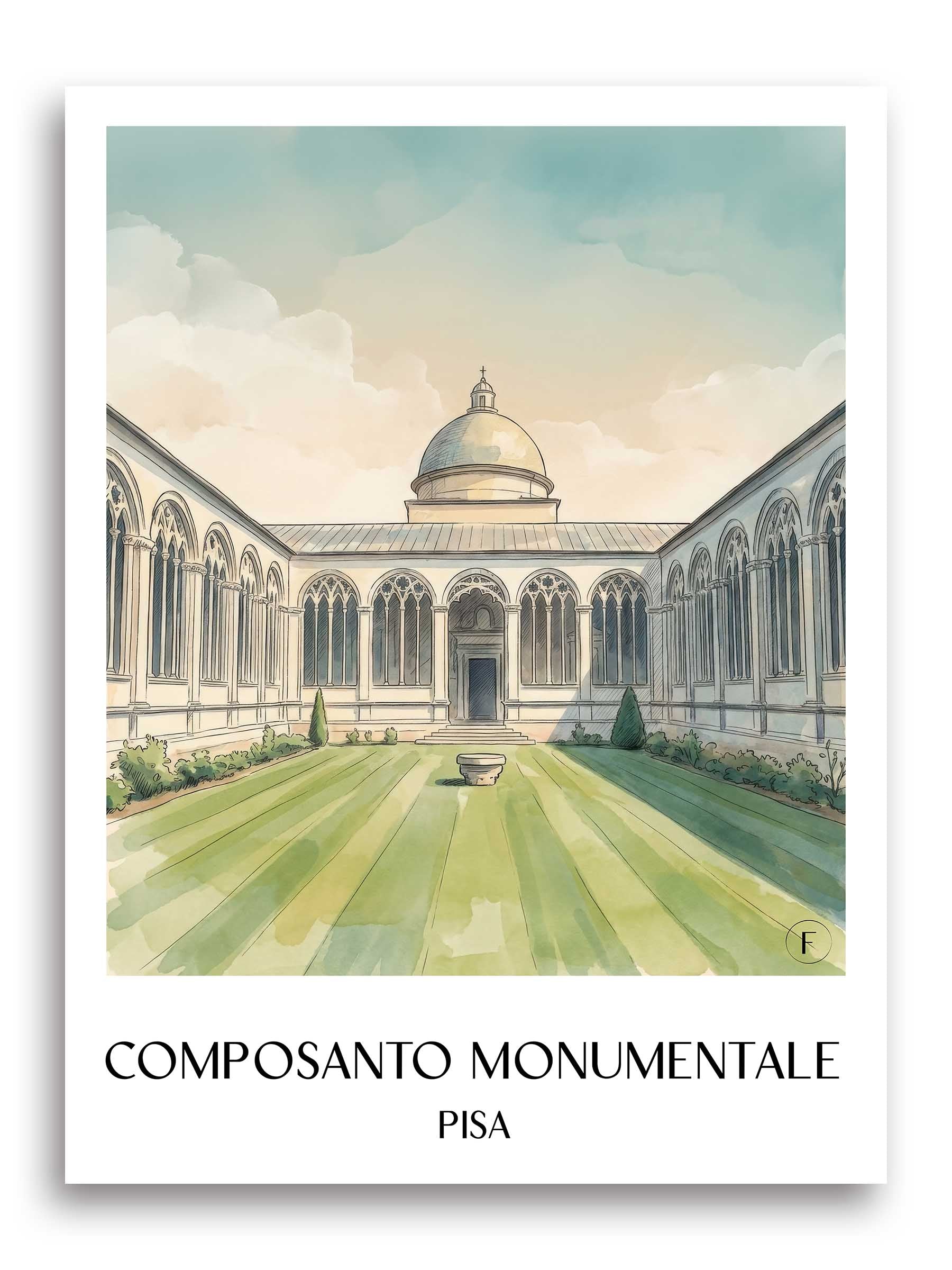 camposanto-monumentale-pisa-italien-poster-aquarell