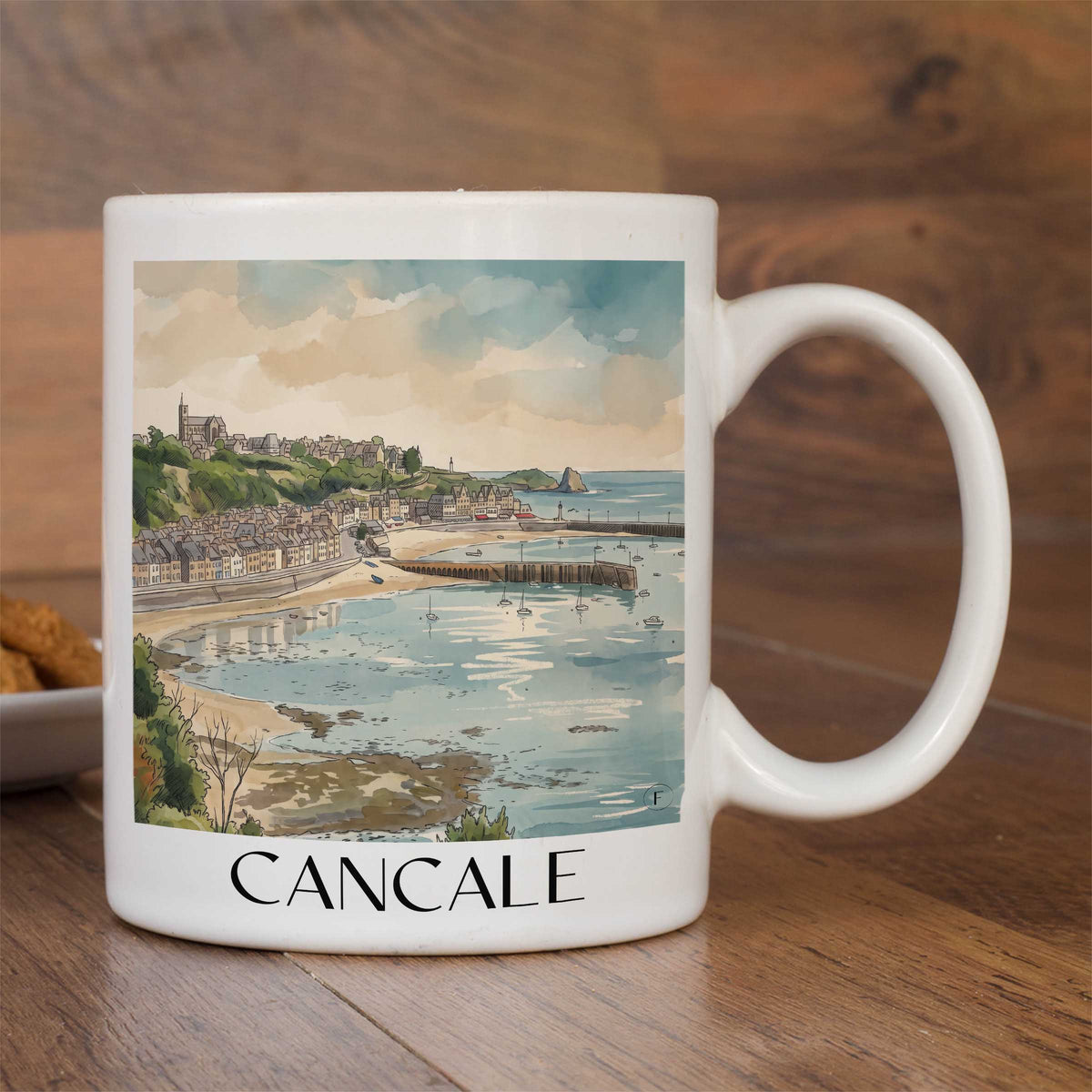 cancale-côte-d'émeraude-frankreich-kaffeebecher-aquarell