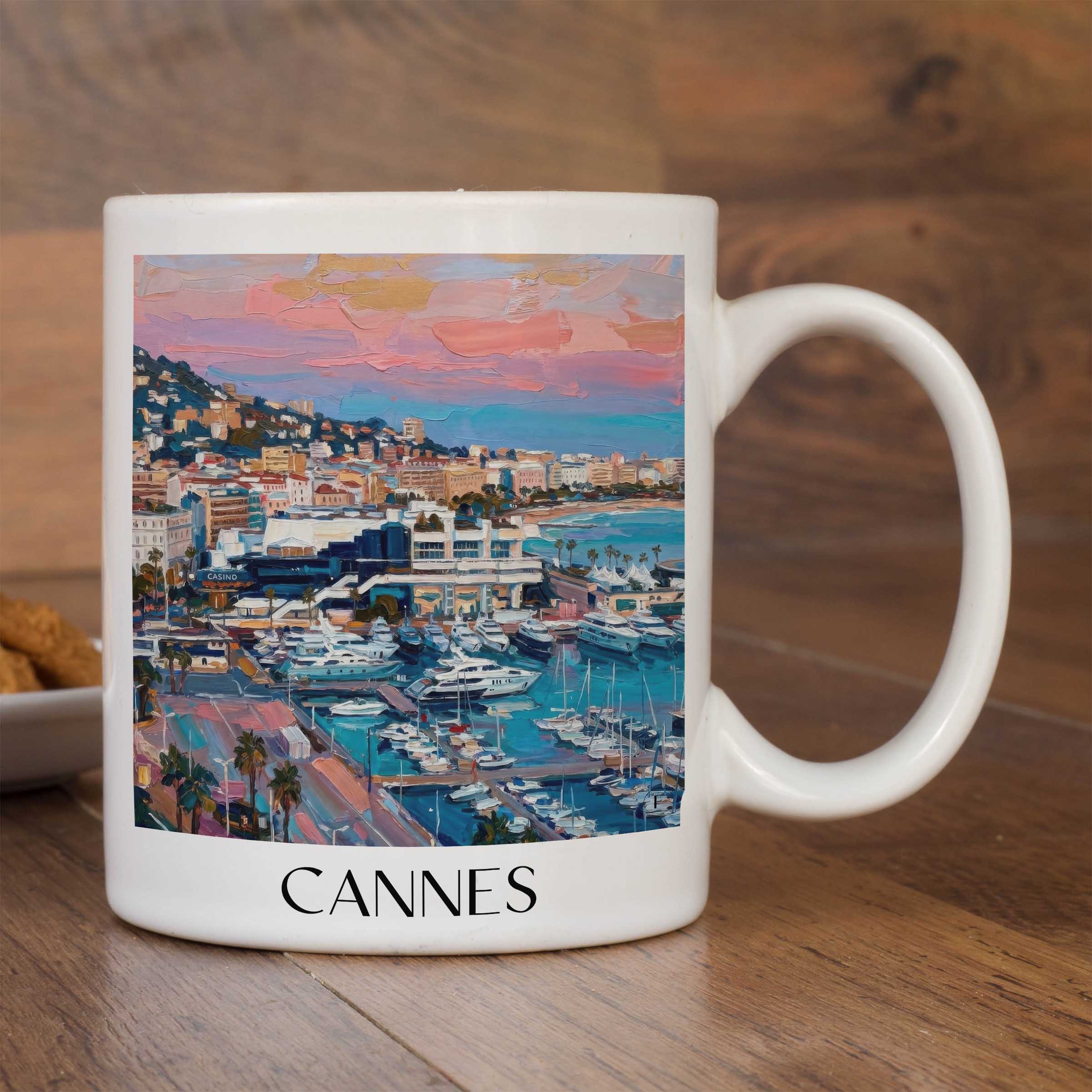 cannes-côte-d´azur-frankreich-kaffeebecher-oil-painting-oelgemaelde